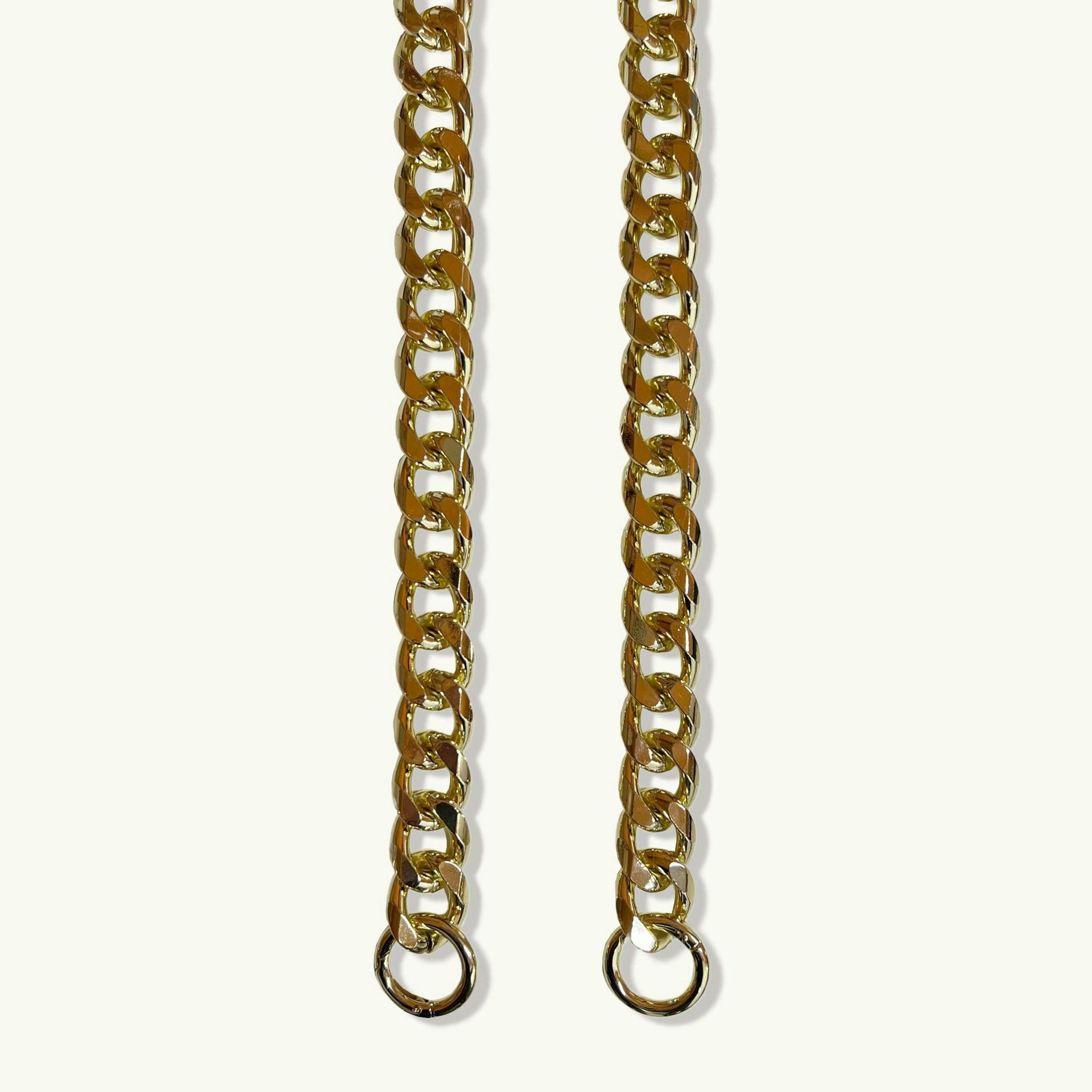 The Bloxsome Leather Crossbody Bag With Gold Chain Strap , view 5 of 5