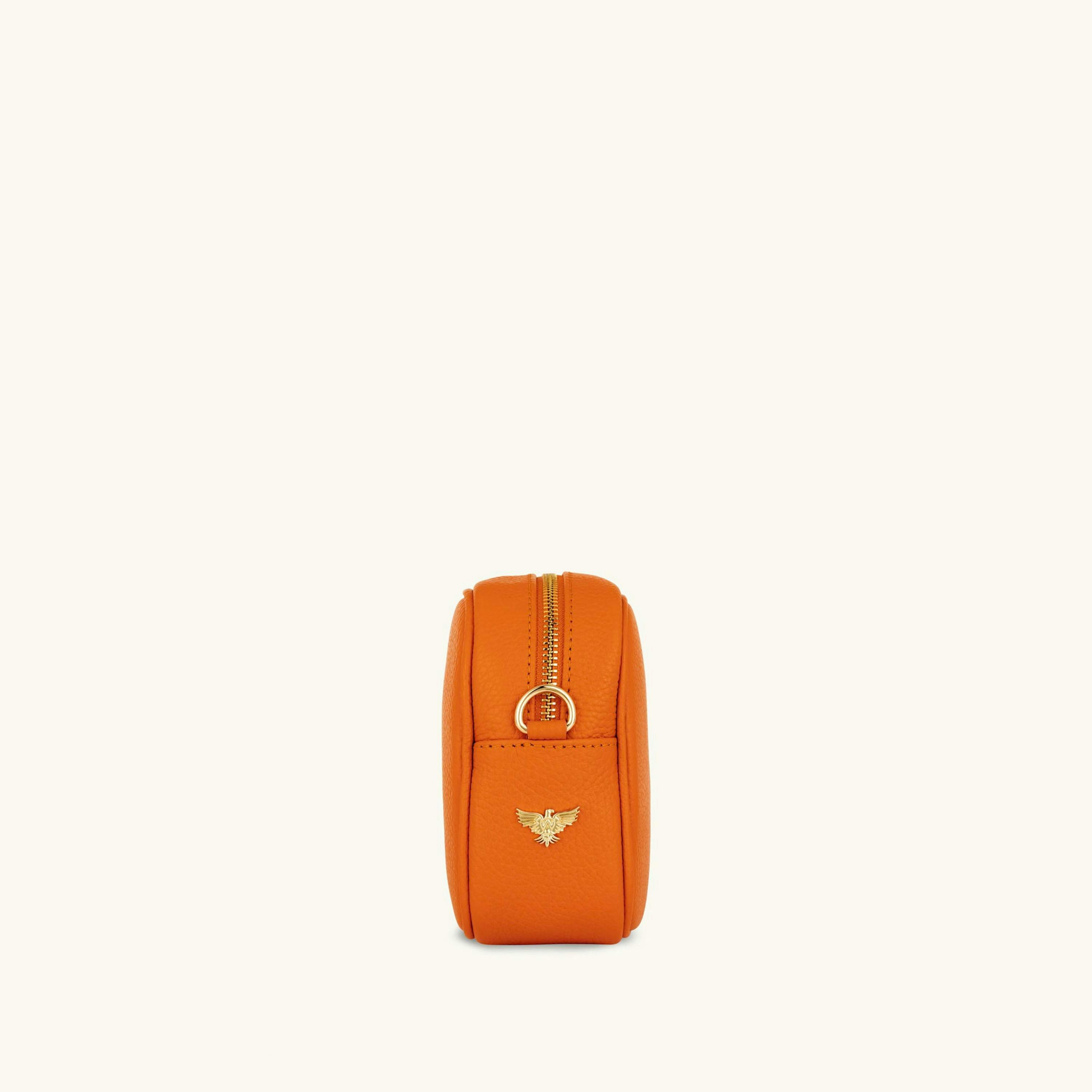 The Tassel Leather Crossbody Bag With Gold Chain Strap , view 3 of 6