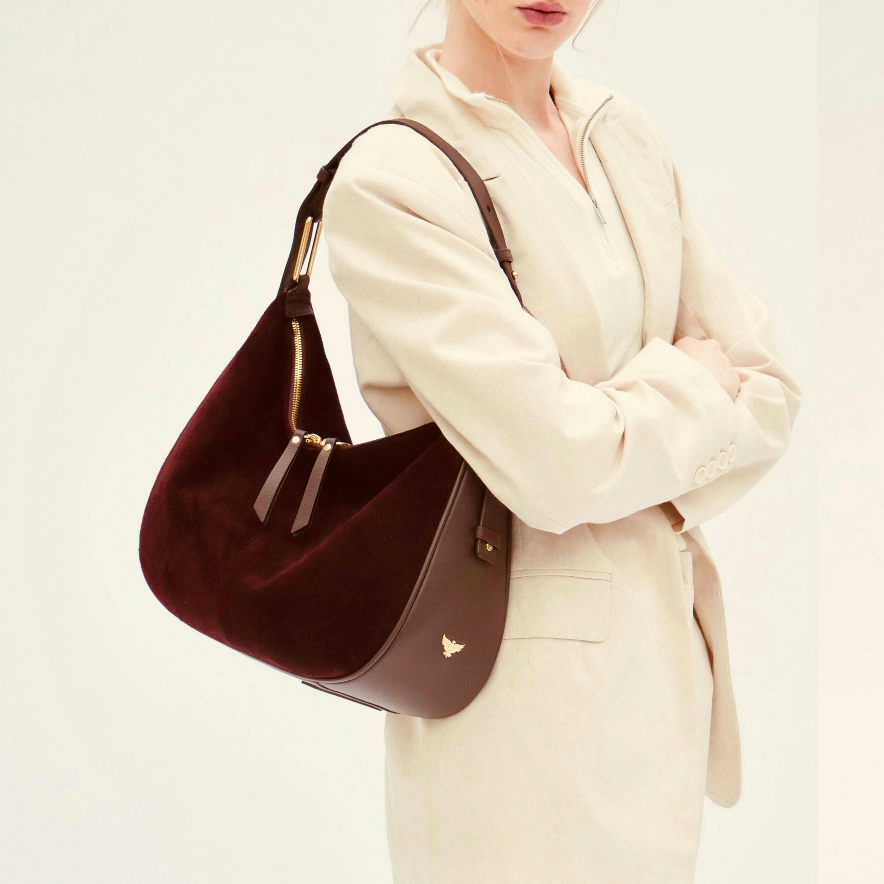 The Charlie Suede Bag , view 4 of 6
