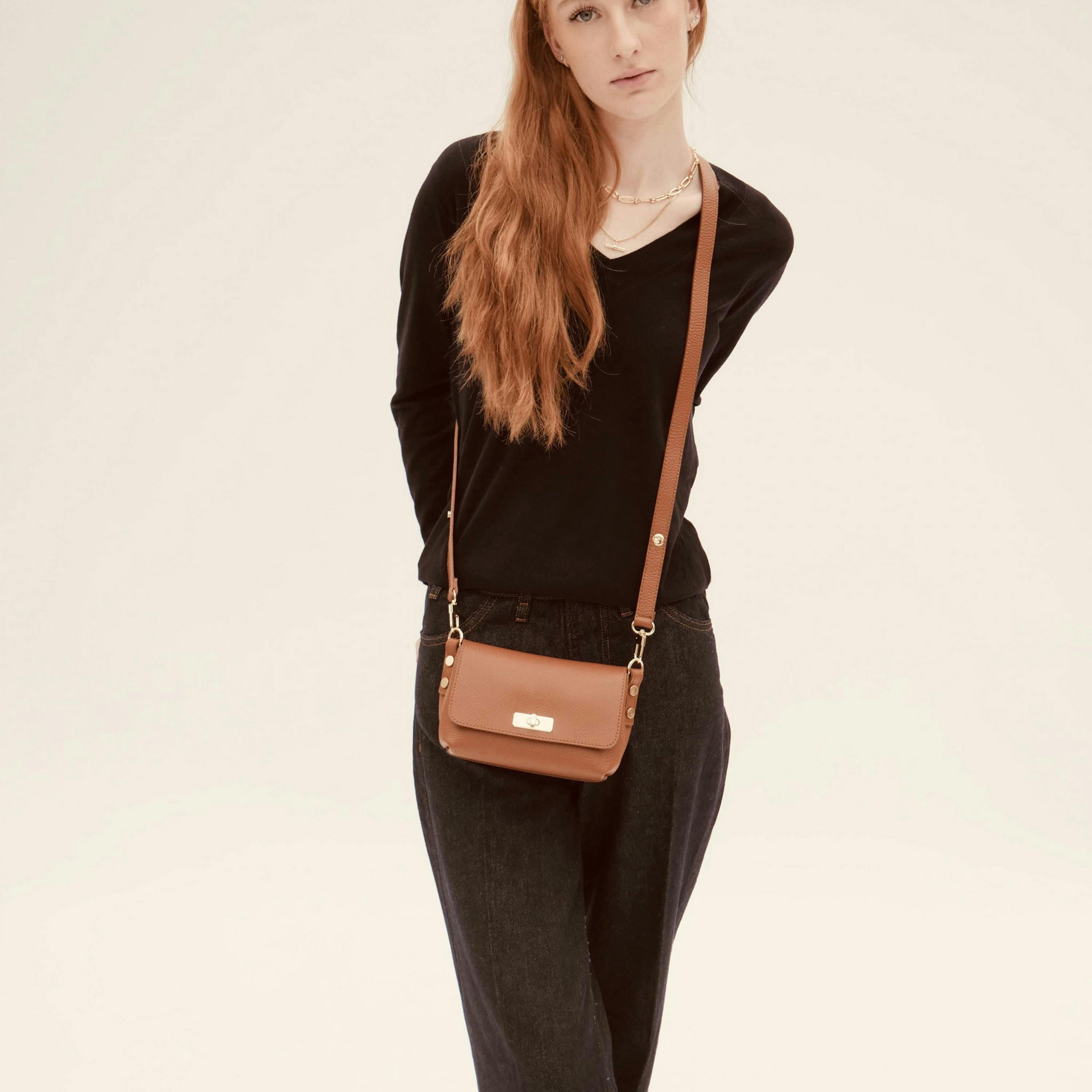 The Maisie Mini Leather Bag , view 2 of 6