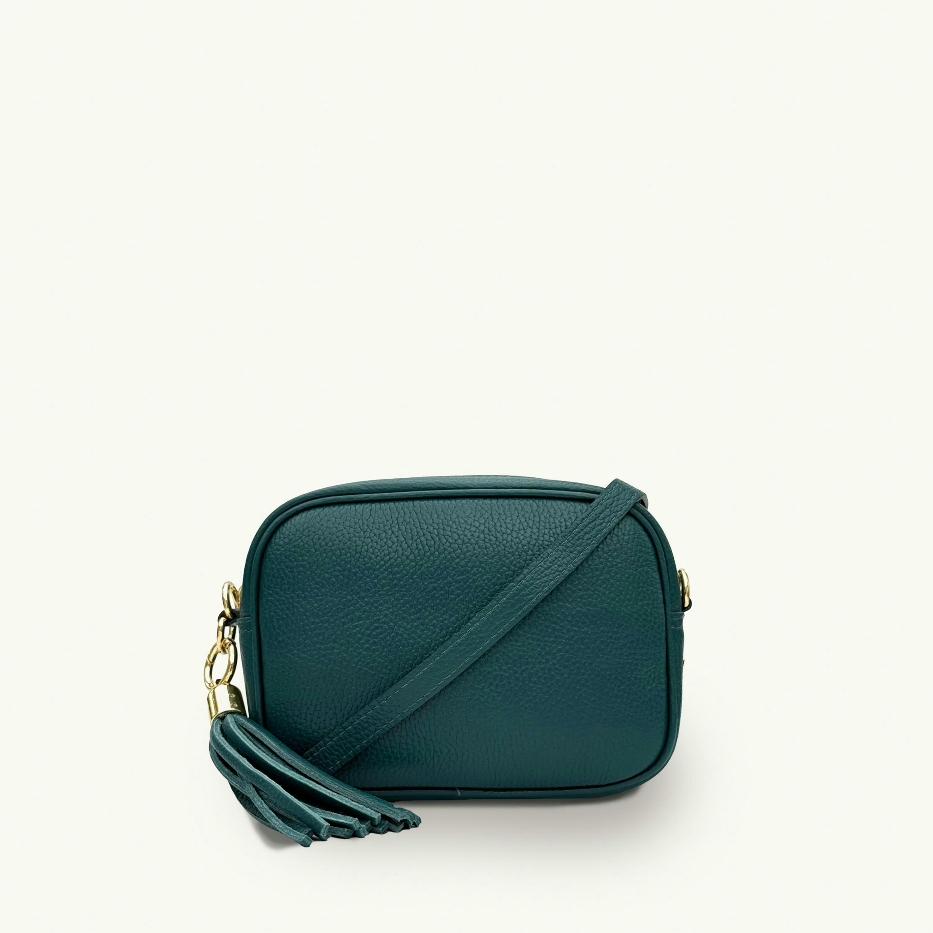 The Tassel Leather Crossbody Bag , view 1 of 5