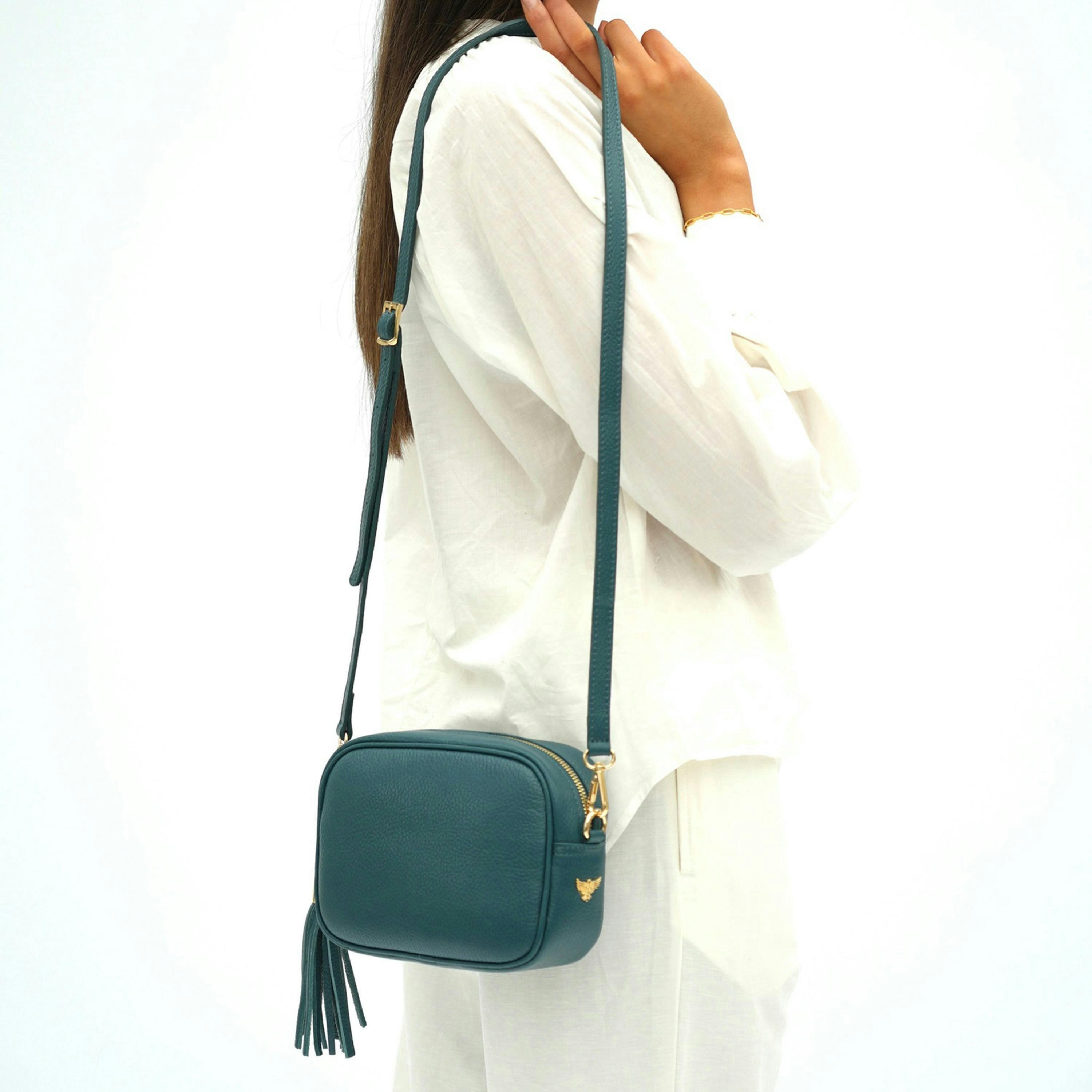 The Tassel Leather Crossbody Bag , view 2 of 5