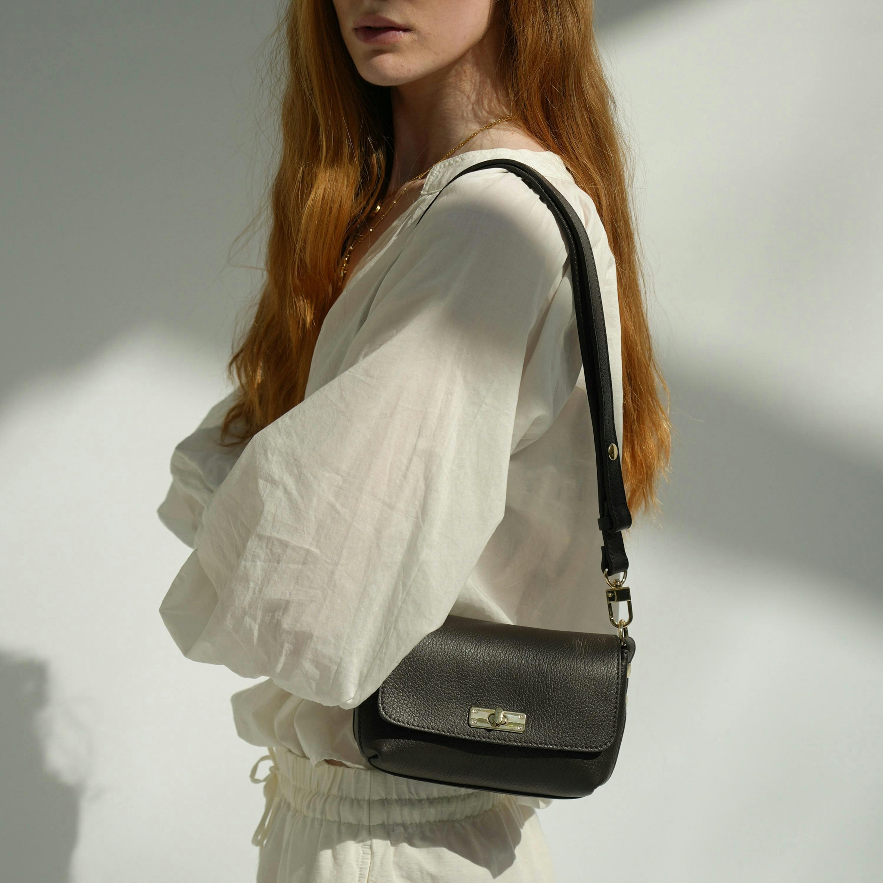 The Maisie Mini Leather Bag , view 2 of 5