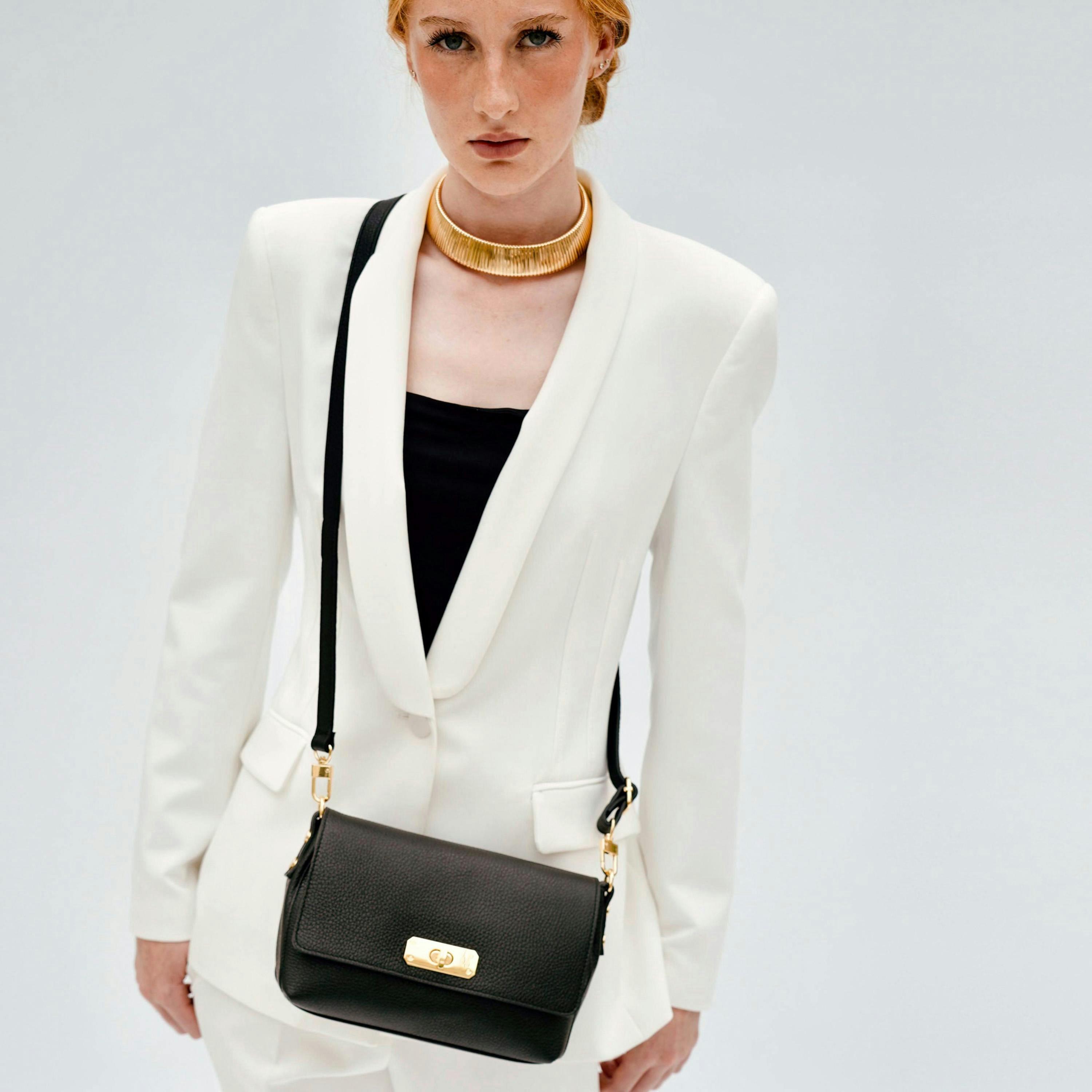 The Maisie Midi Leather Bag , view 2 of 6