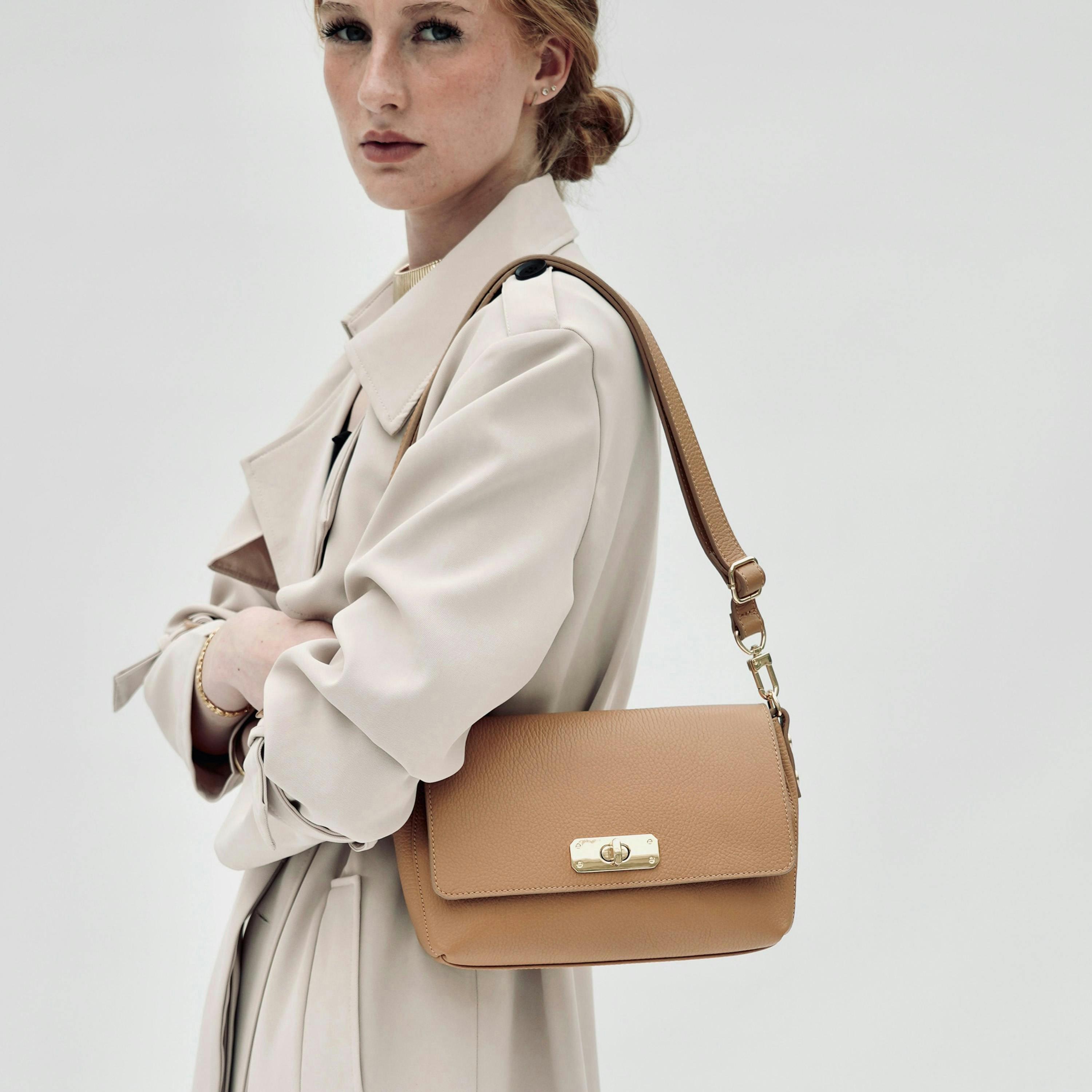 The Maisie Midi Leather Bag , view 2 of 6