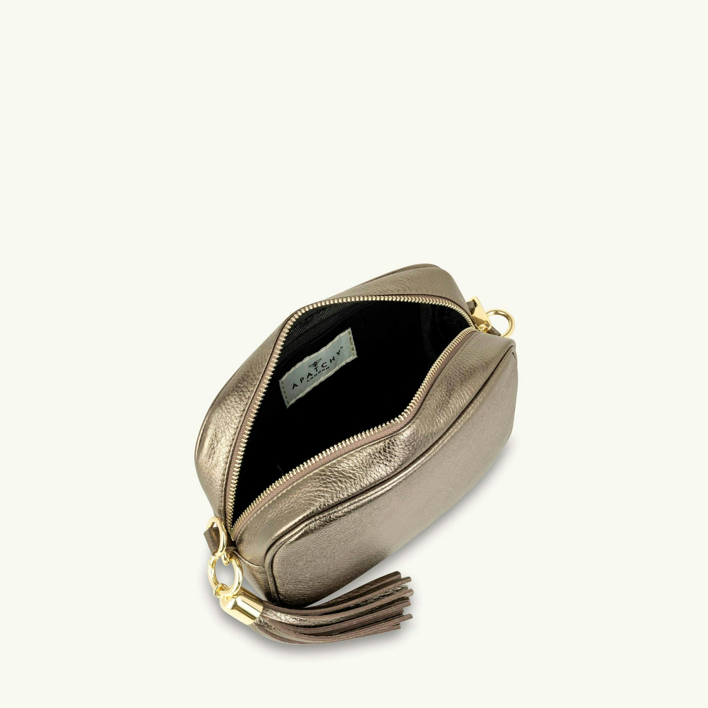 The Tassel Leather Crossbody Bag , view 4 of 4