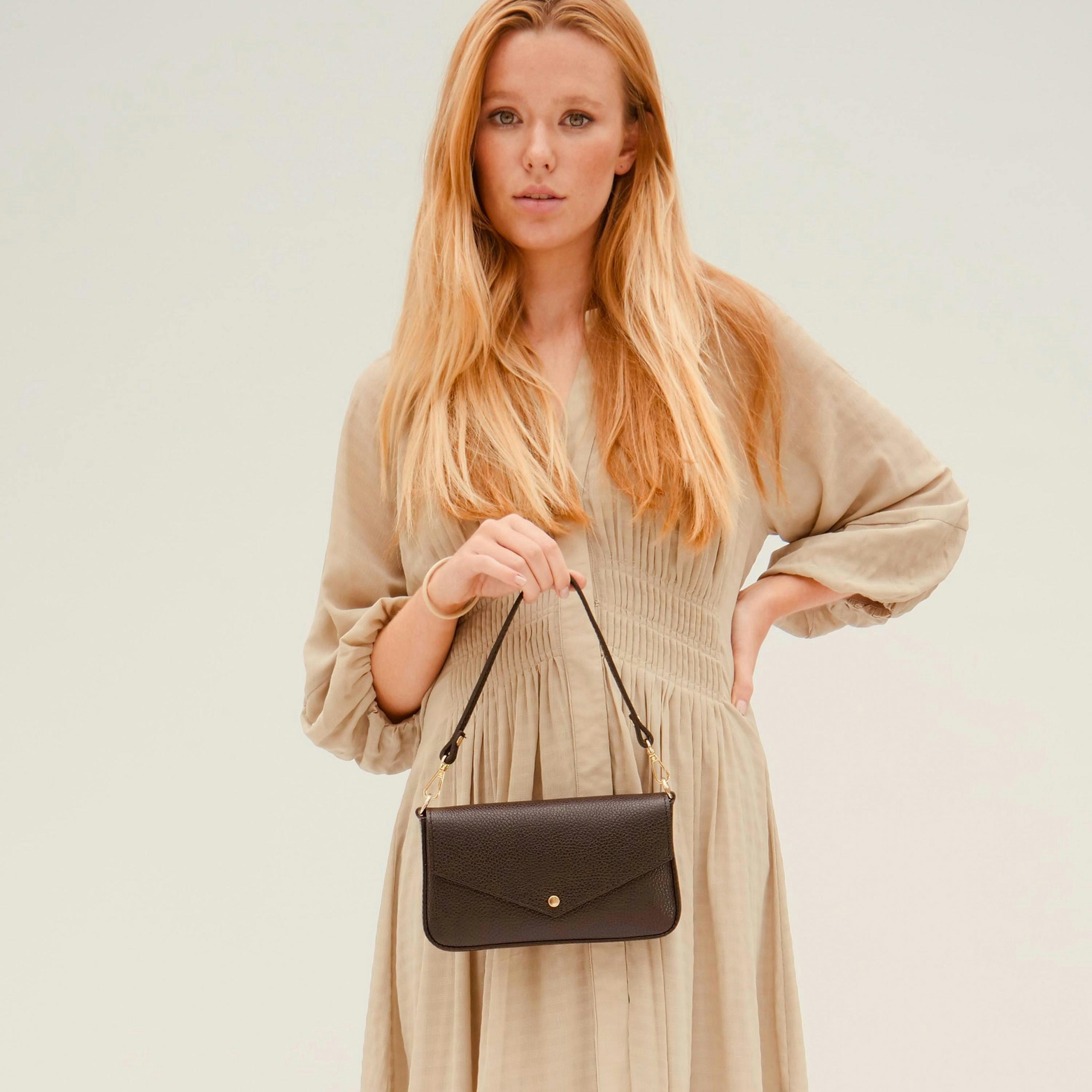 The Munro Leather Shoulder Bag , view 4 of 6