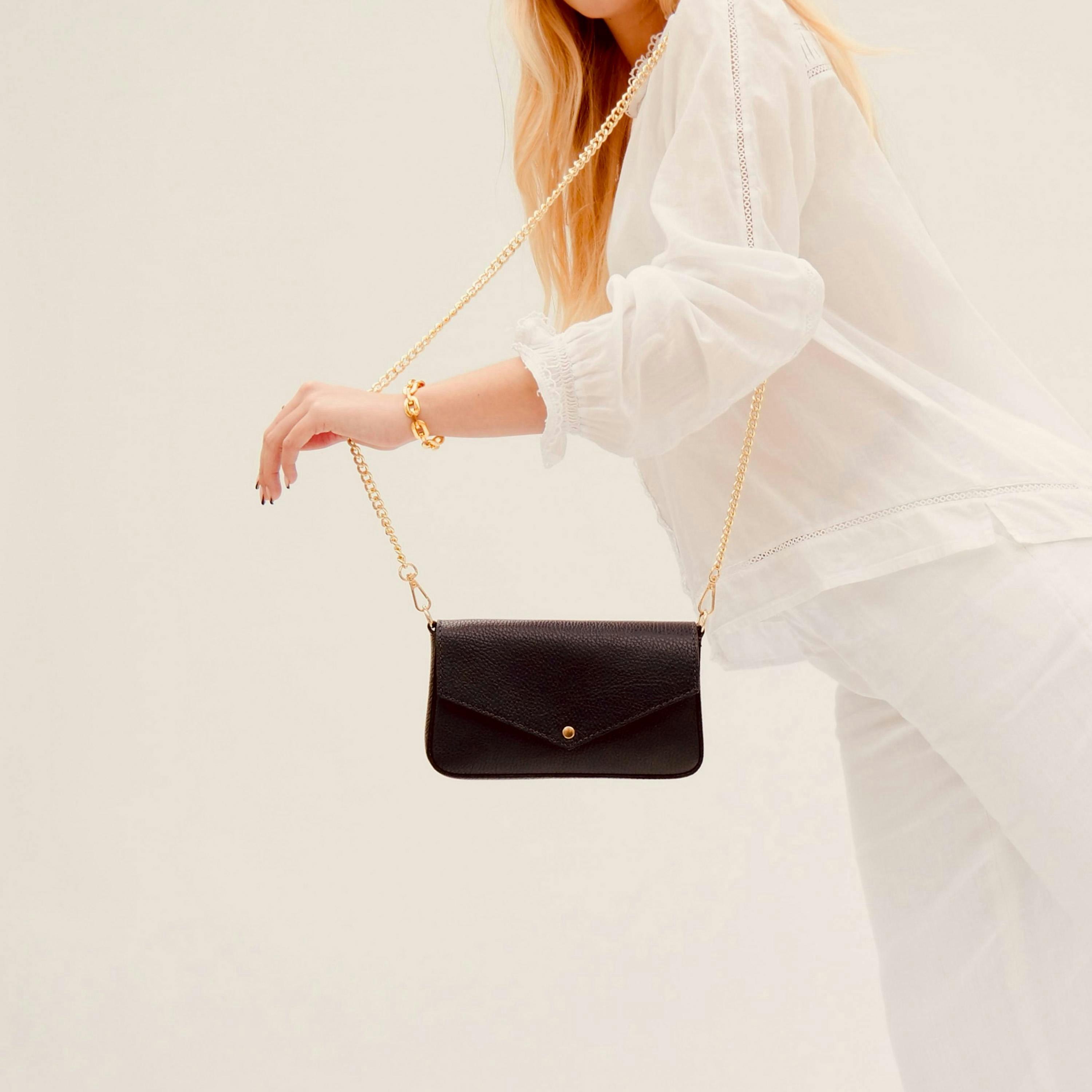 The Munro Leather Shoulder Bag , view 2 of 6