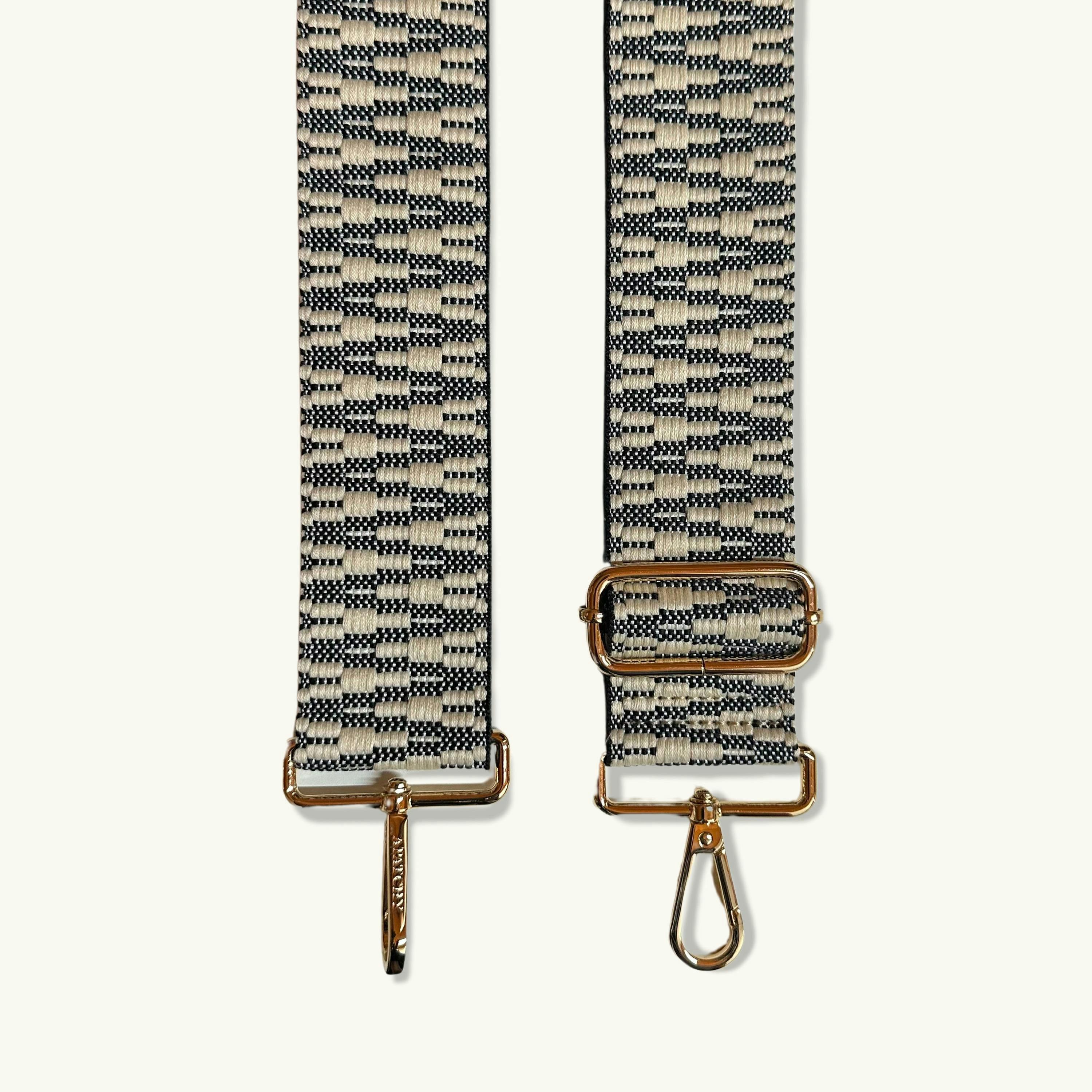 The Tassel Leather Crossbody Bag With Midnight Zigzag Strap , view 6 of 6