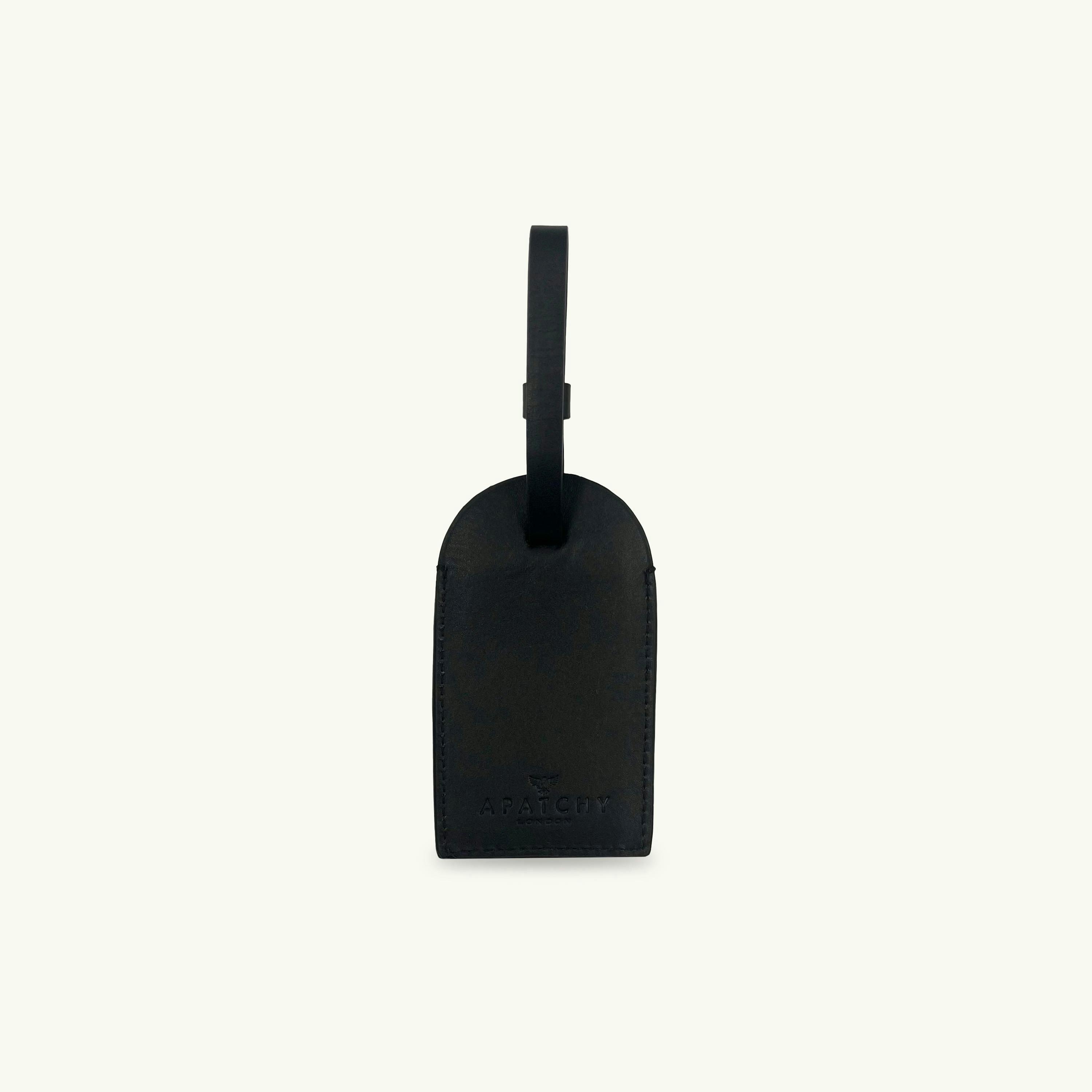The Black Leather Luggage Tag , view 2 of 5