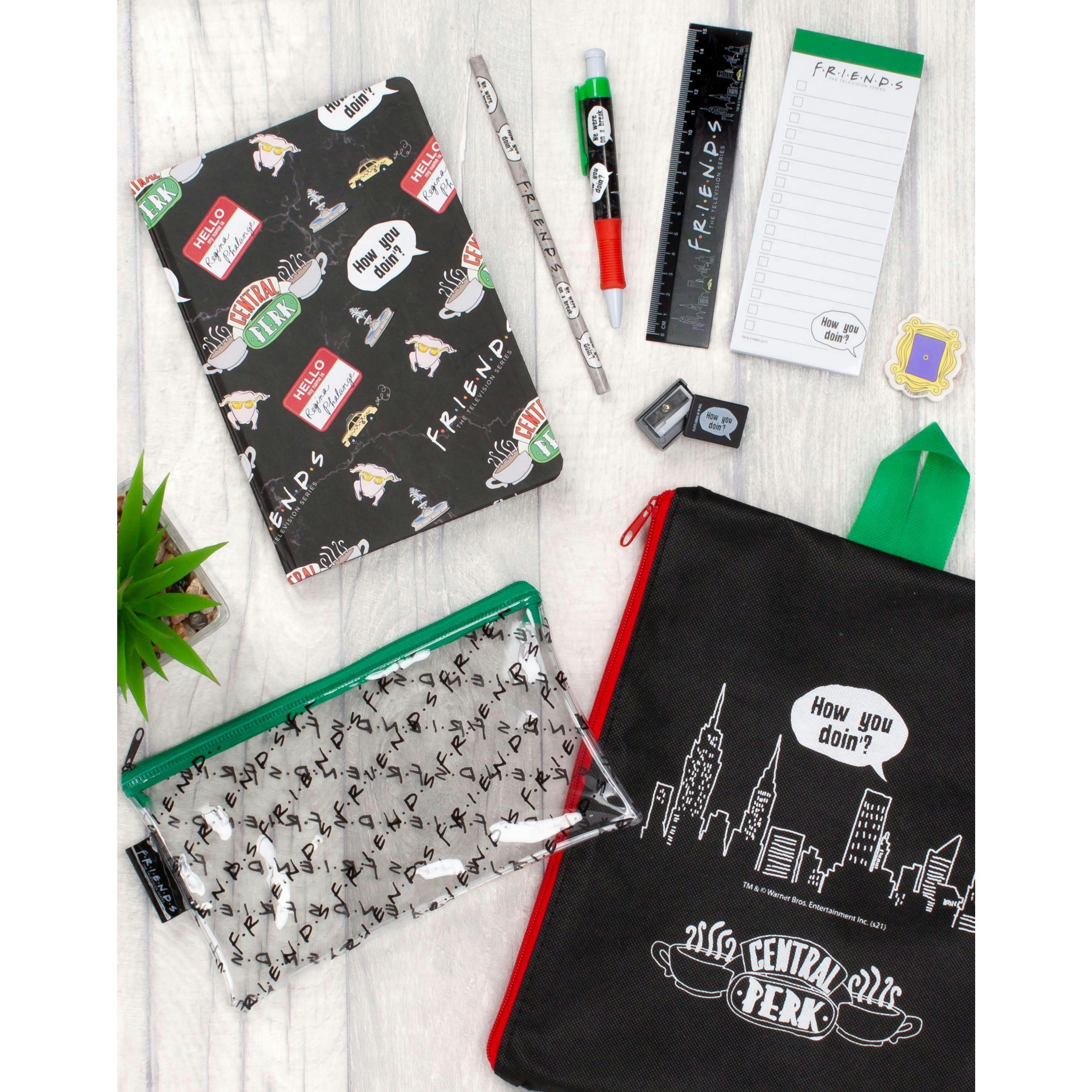 Friends Womens Black Central Perk Graphic Stationery Set (One Size) by Vanilla Underground , view 2 of 5