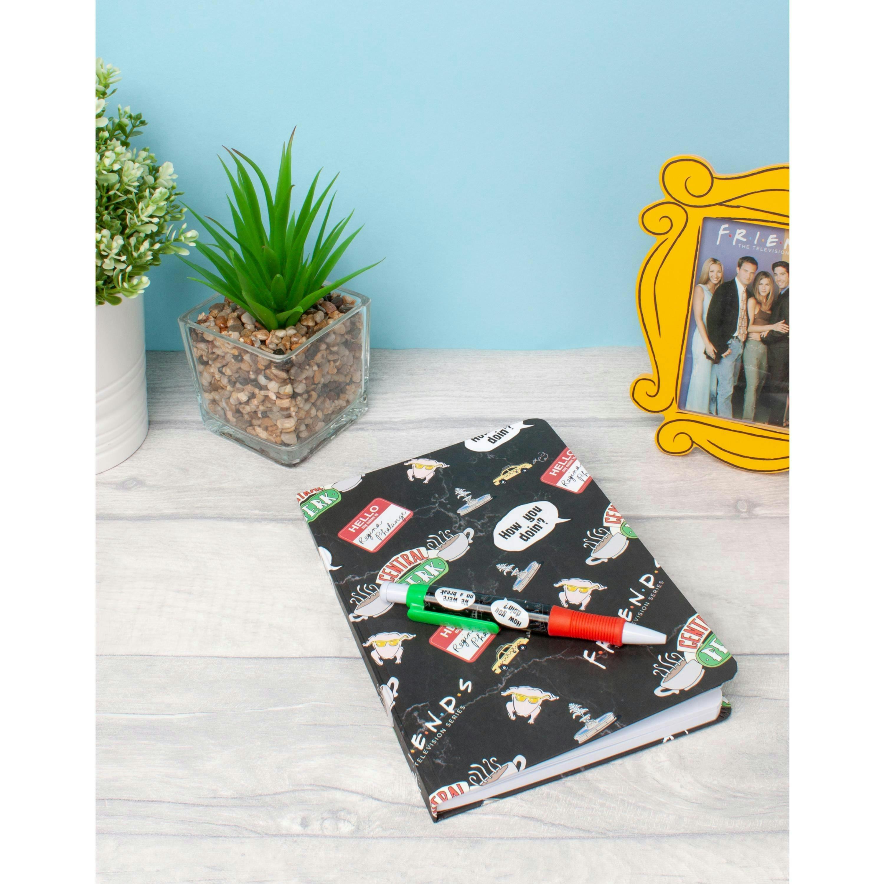 Friends Womens Black Central Perk Graphic Stationery Set (One Size) by Vanilla Underground , view 4 of 5