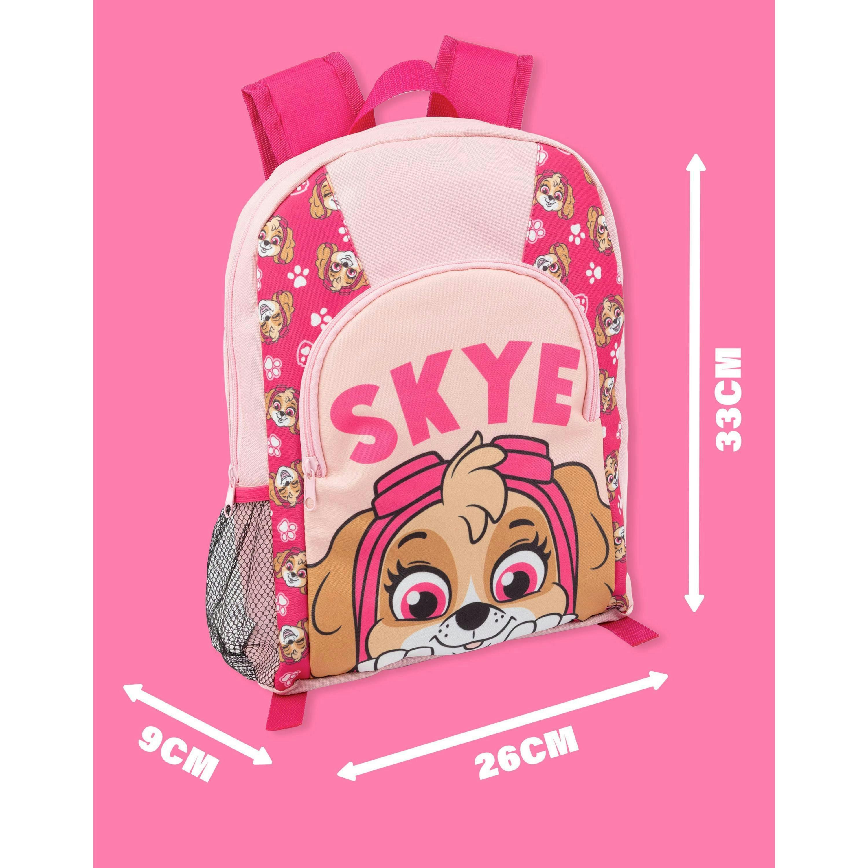 Paw Patrol Girls Pink Skye Backpack (One Size) by Vanilla Underground , view 3 of 6