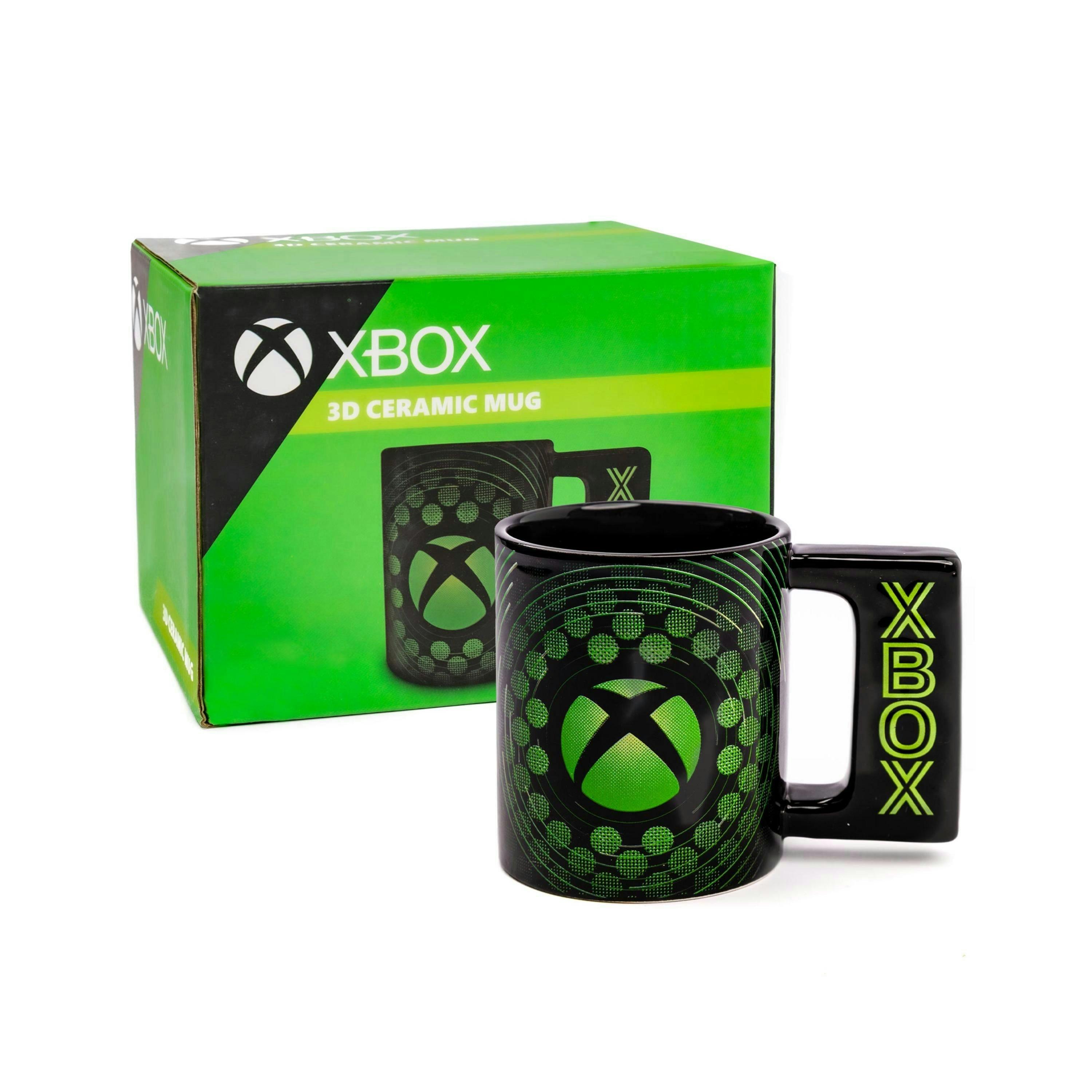 Xbox Mens Black Logo Standard Mug (One Size) [dis] by Vanilla Underground , view 3 of 5