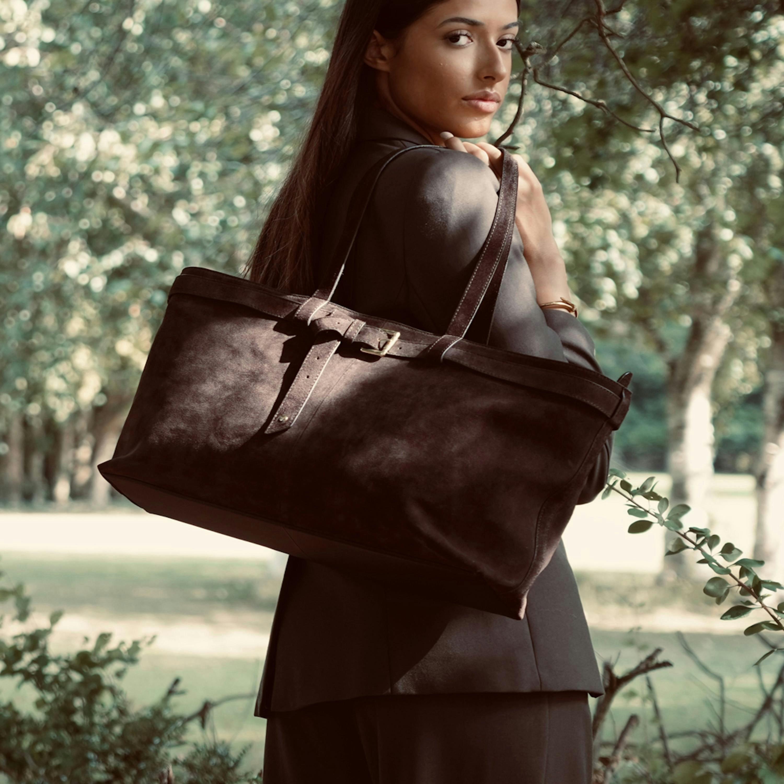The Esme Suede Bag , view 4 of 6