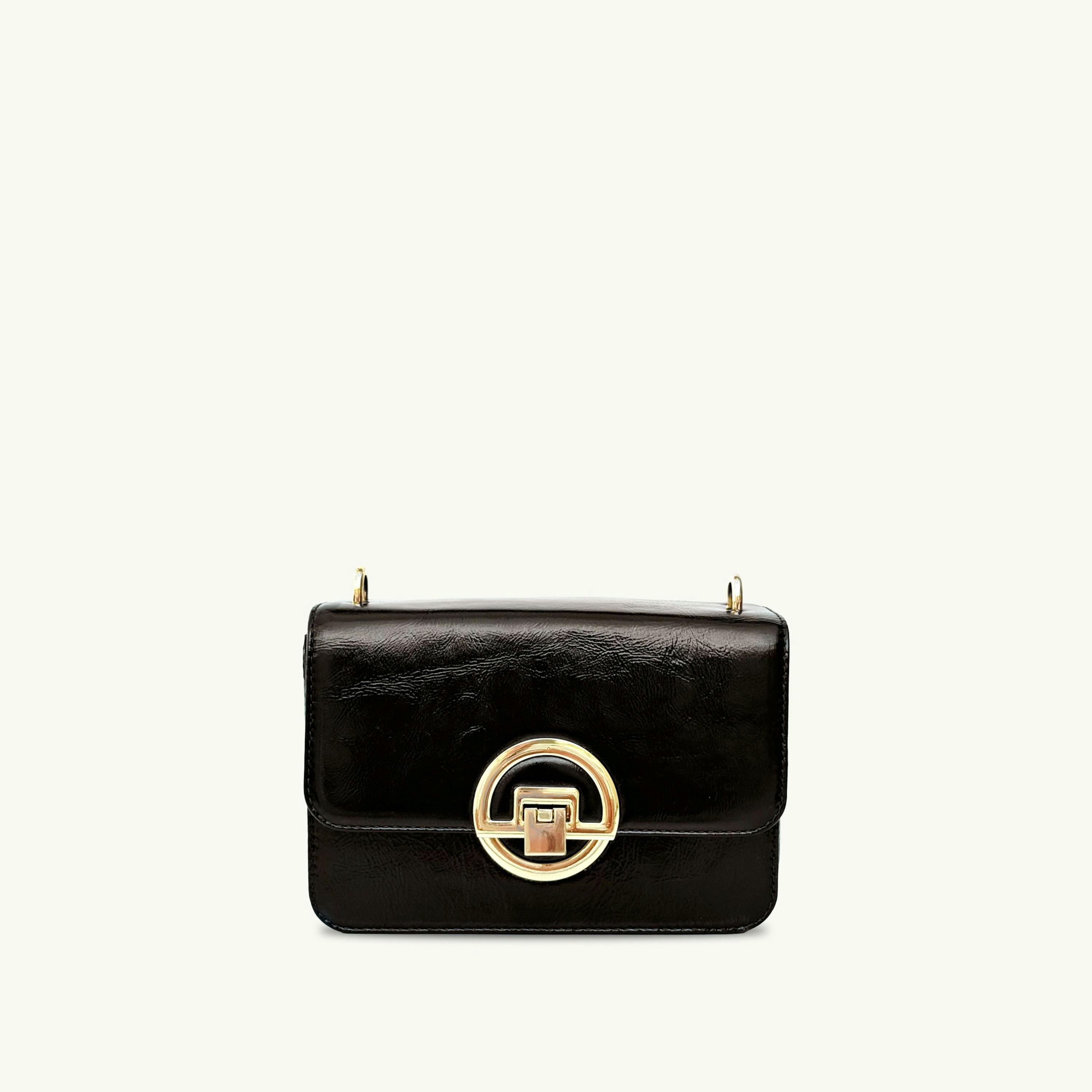 The Tilly Crinkle Patent Leather Bag , view 1 of 6