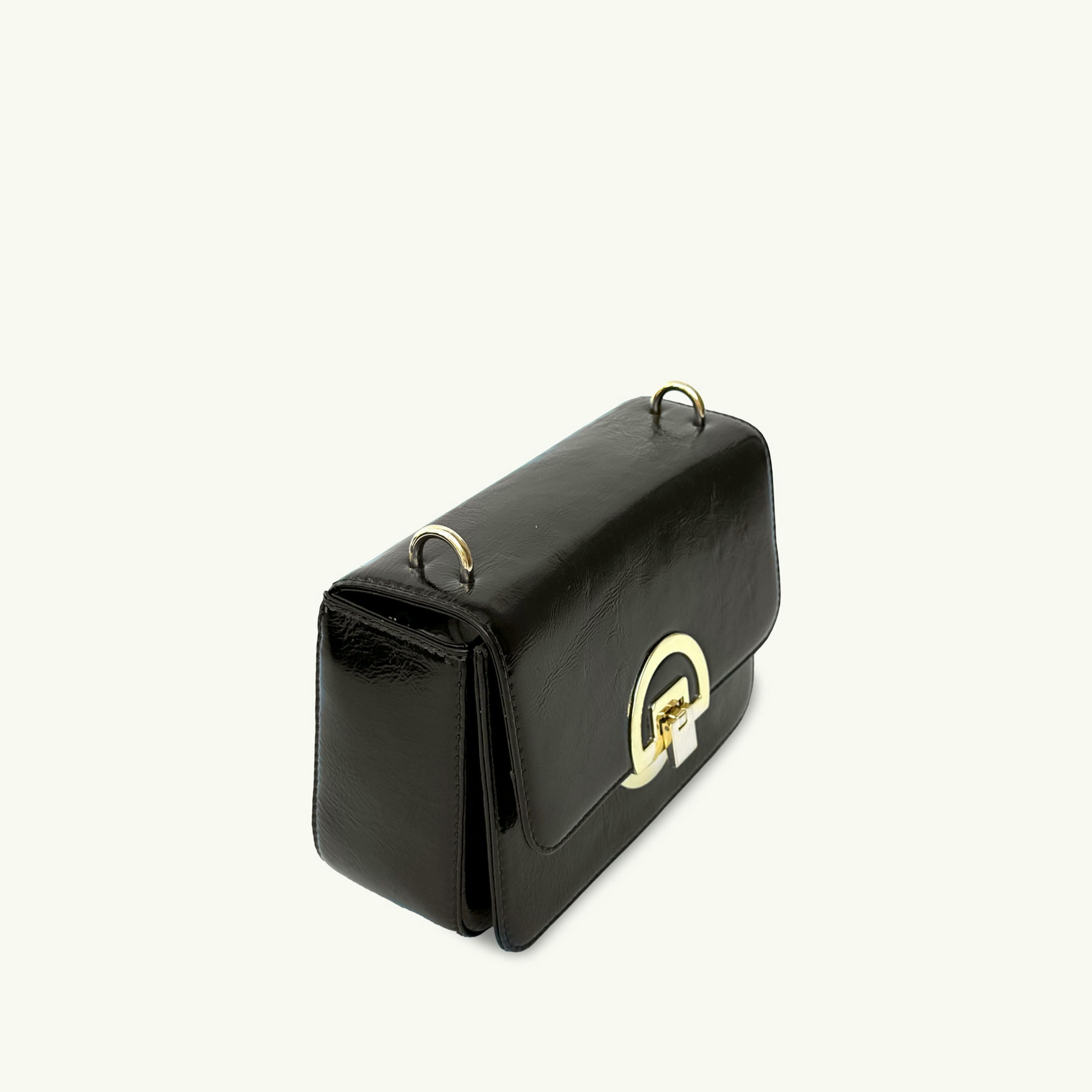 The Tilly Crinkle Patent Leather Bag , view 5 of 6