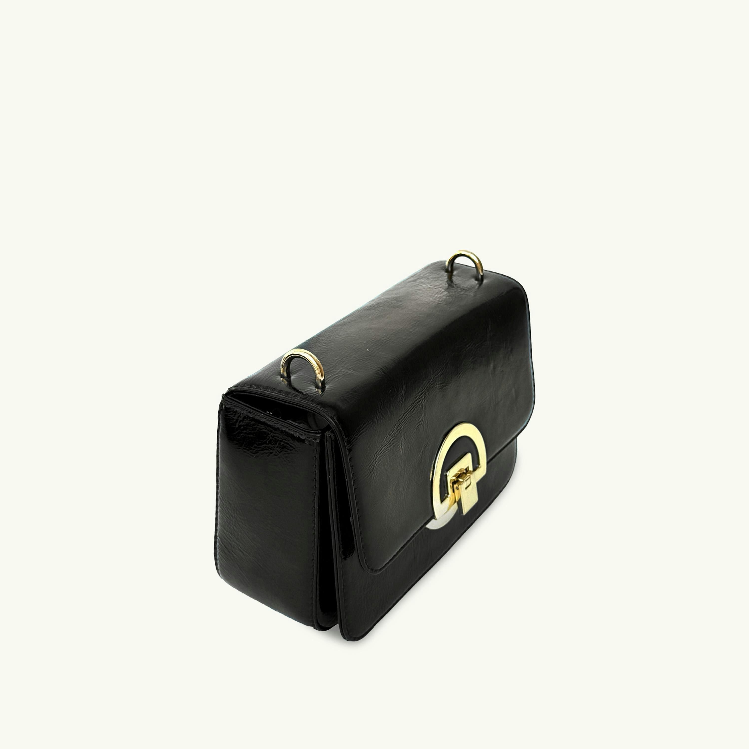 The Tilly Crinkle Patent Leather Bag , view 5 of 6