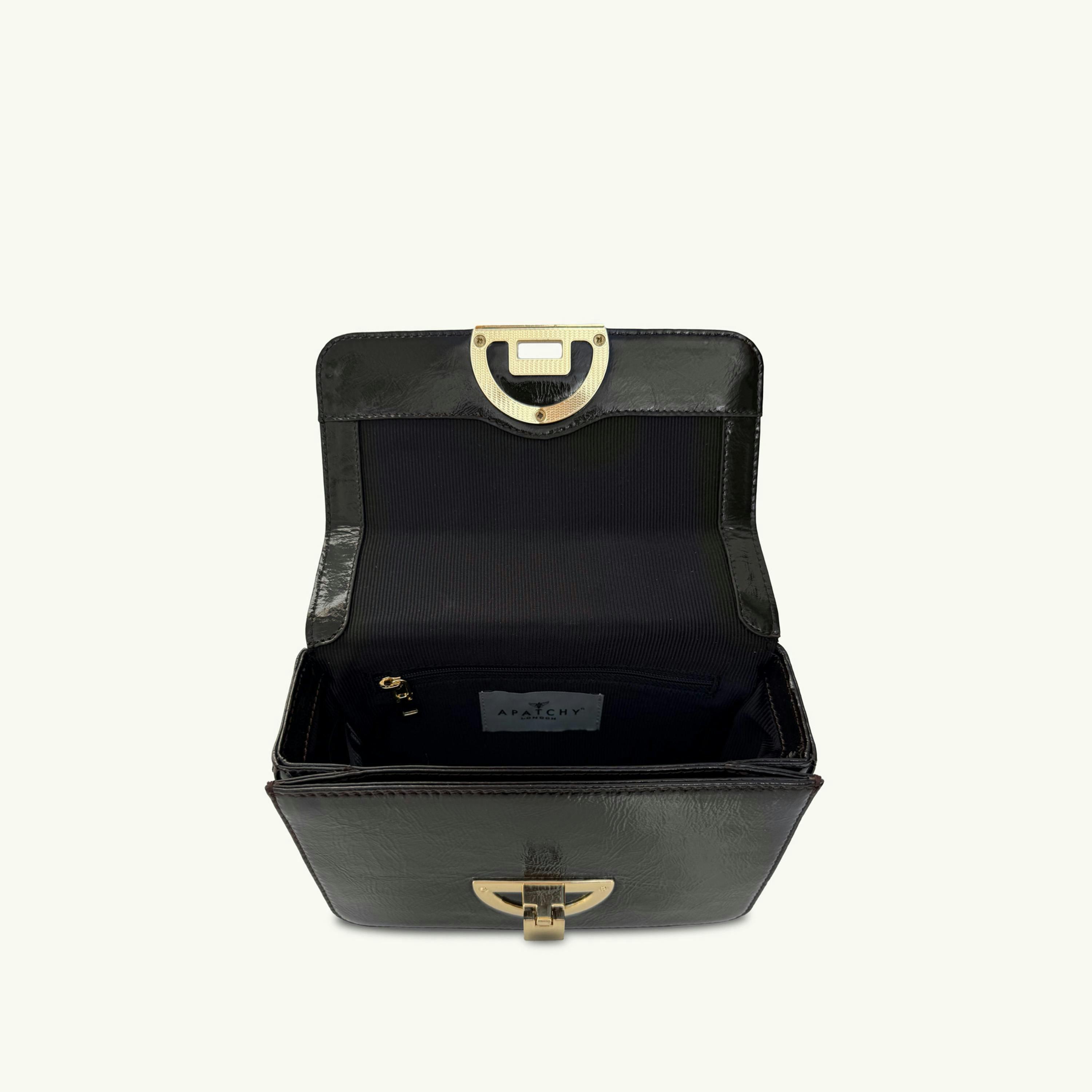The Tilly Crinkle Patent Leather Bag , view 6 of 6