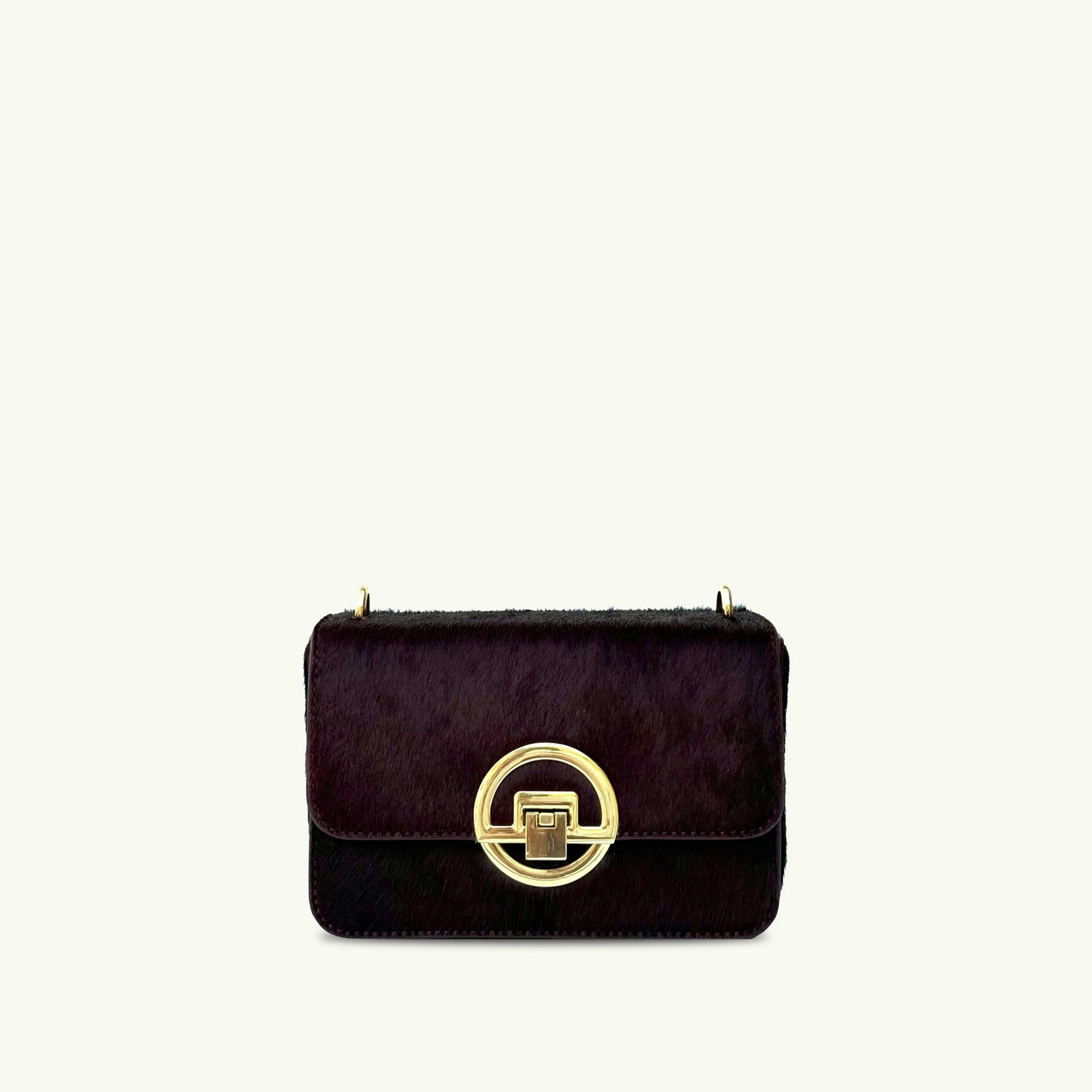 The Tilly Hair-On Leather Bag , view 1 of 6