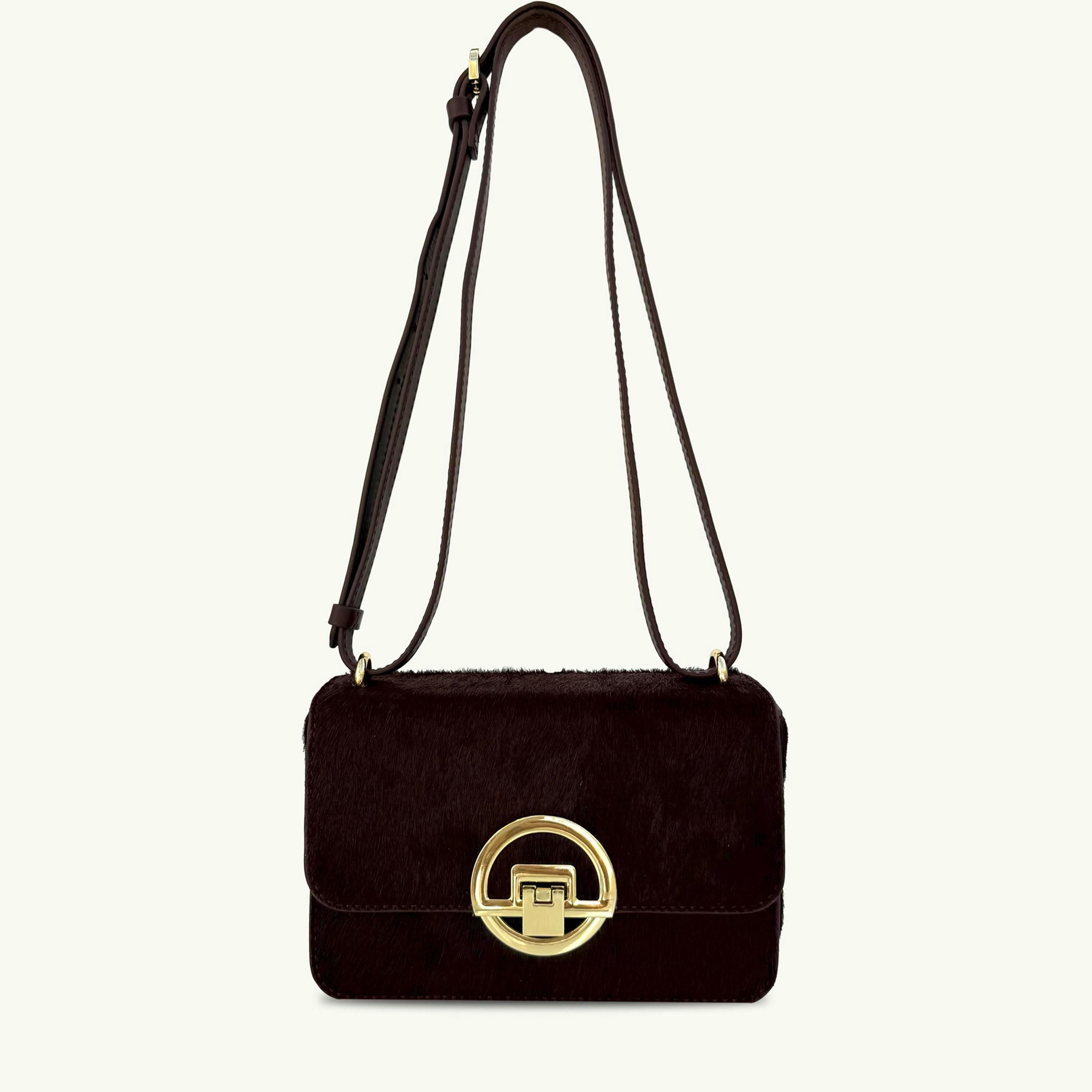 The Tilly Hair-On Leather Bag , view 3 of 6