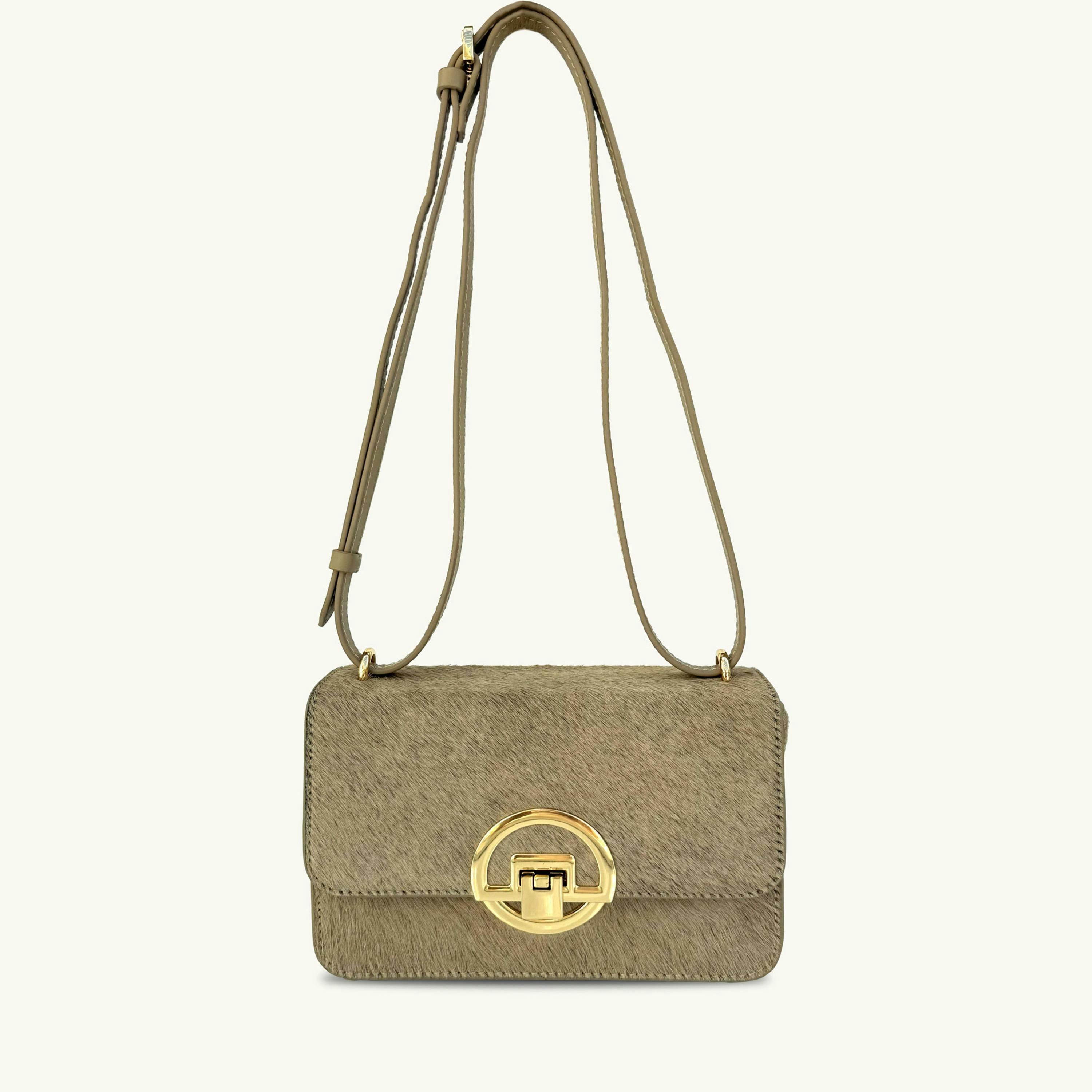 The Tilly Hair-On Leather Bag , view 3 of 6