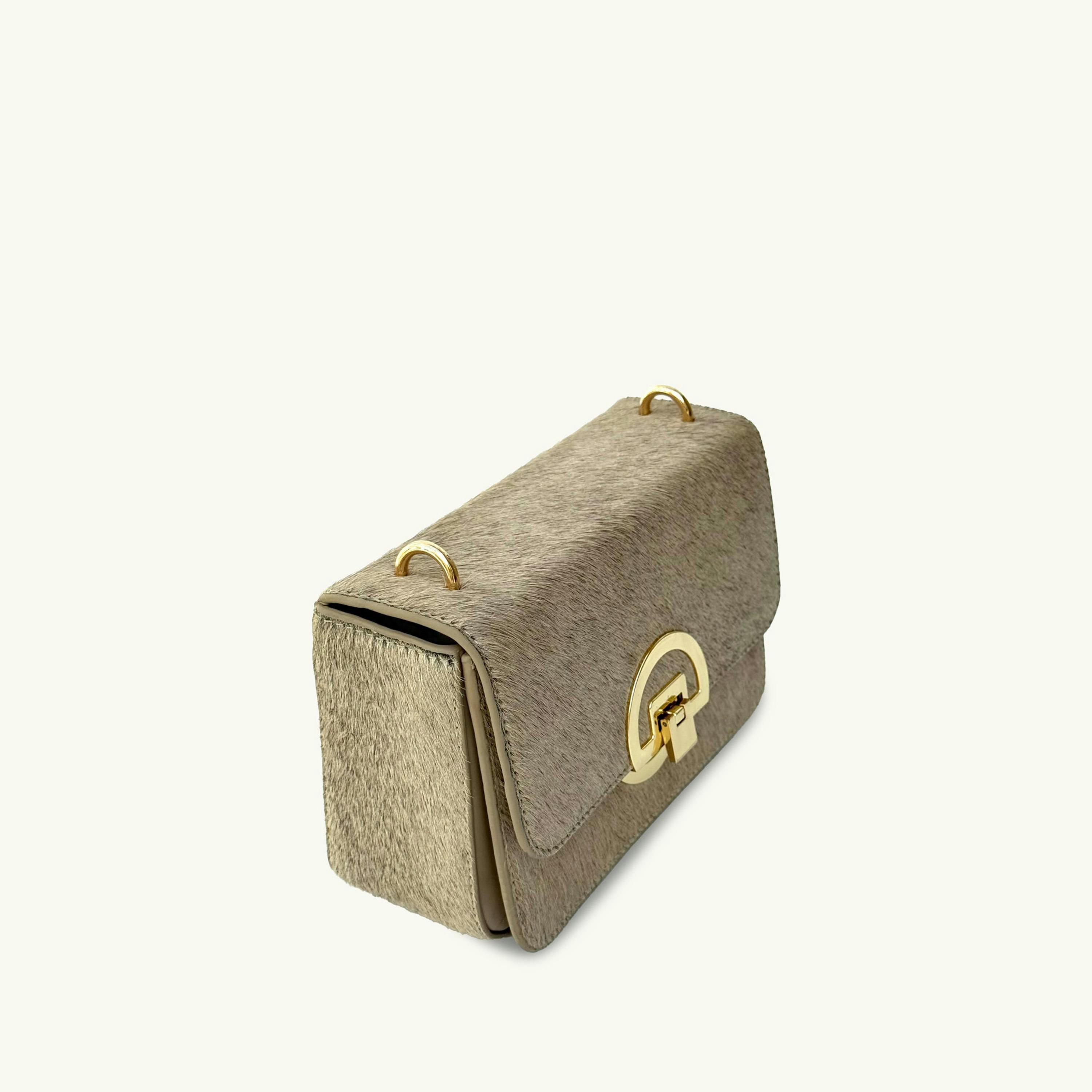 The Tilly Hair-On Leather Bag , view 5 of 6