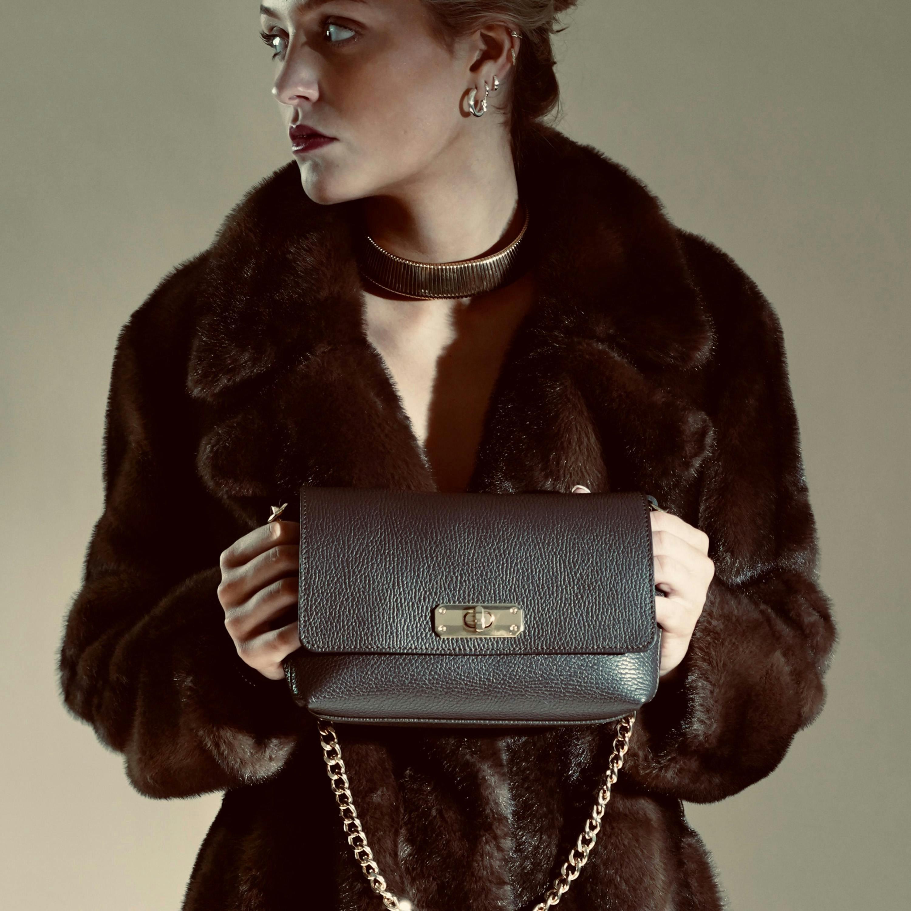 The Maisie Midi Leather Bag , view 2 of 5