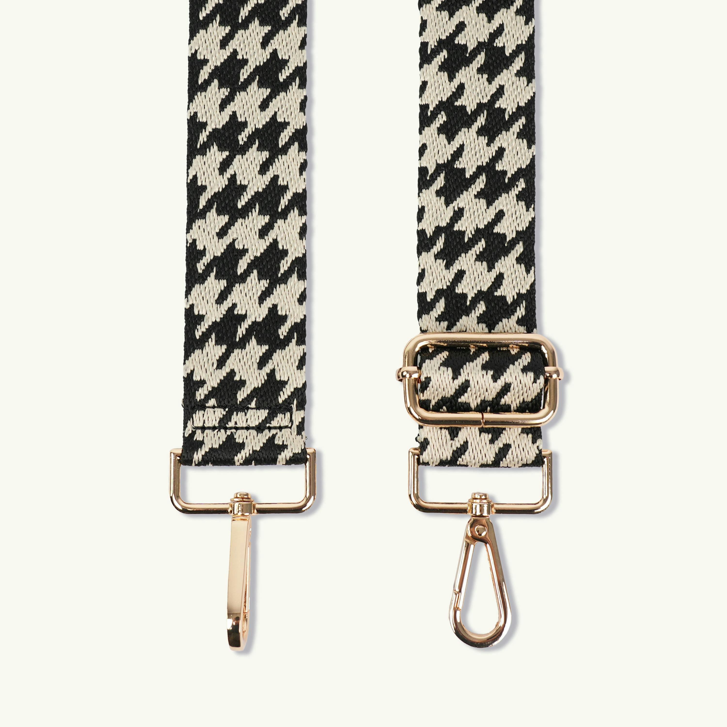 Black and Stone Houndstooth Strap , view 1 of 1