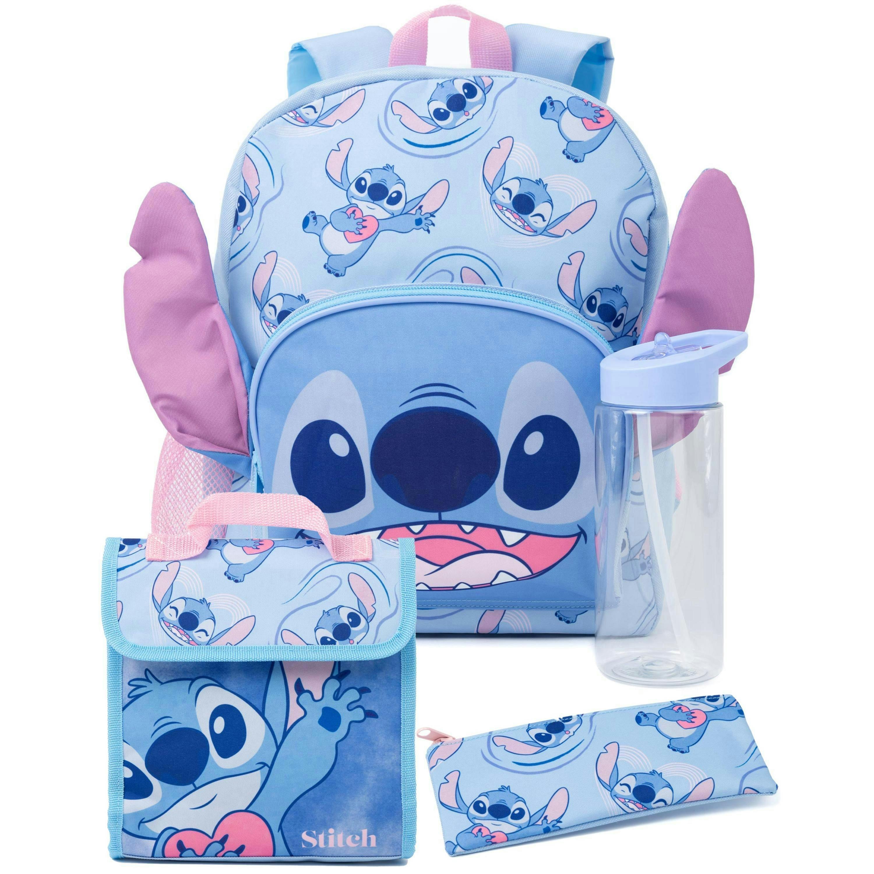 Disney Unisex Kids Purple Lilo & Stitch 4 Piece Backpack Set (One Size) by Vanilla Underground , view 1 of 6