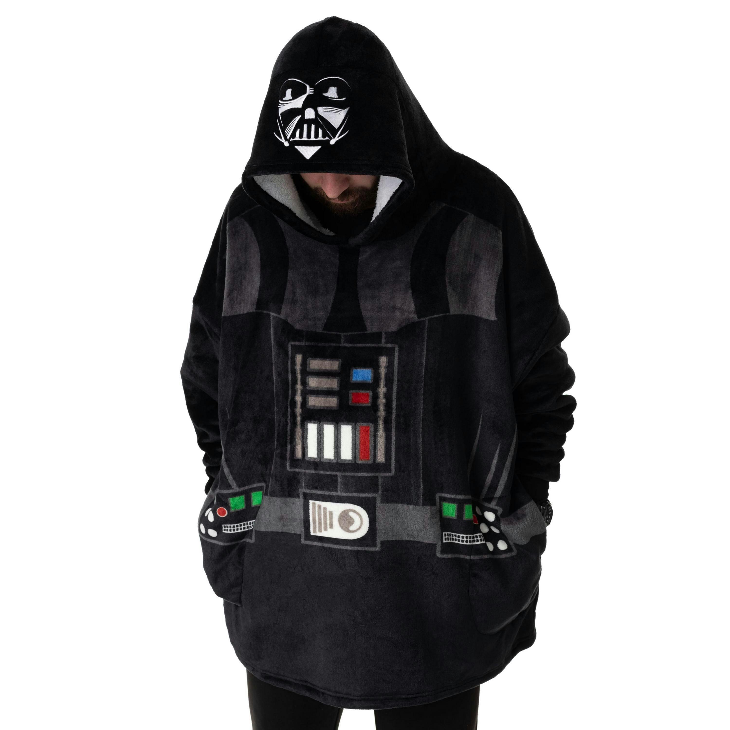 Star Wars Unisex Black Darth Vader Blanket Hoodie (One Size) by Vanilla Underground , view 1 of 5
