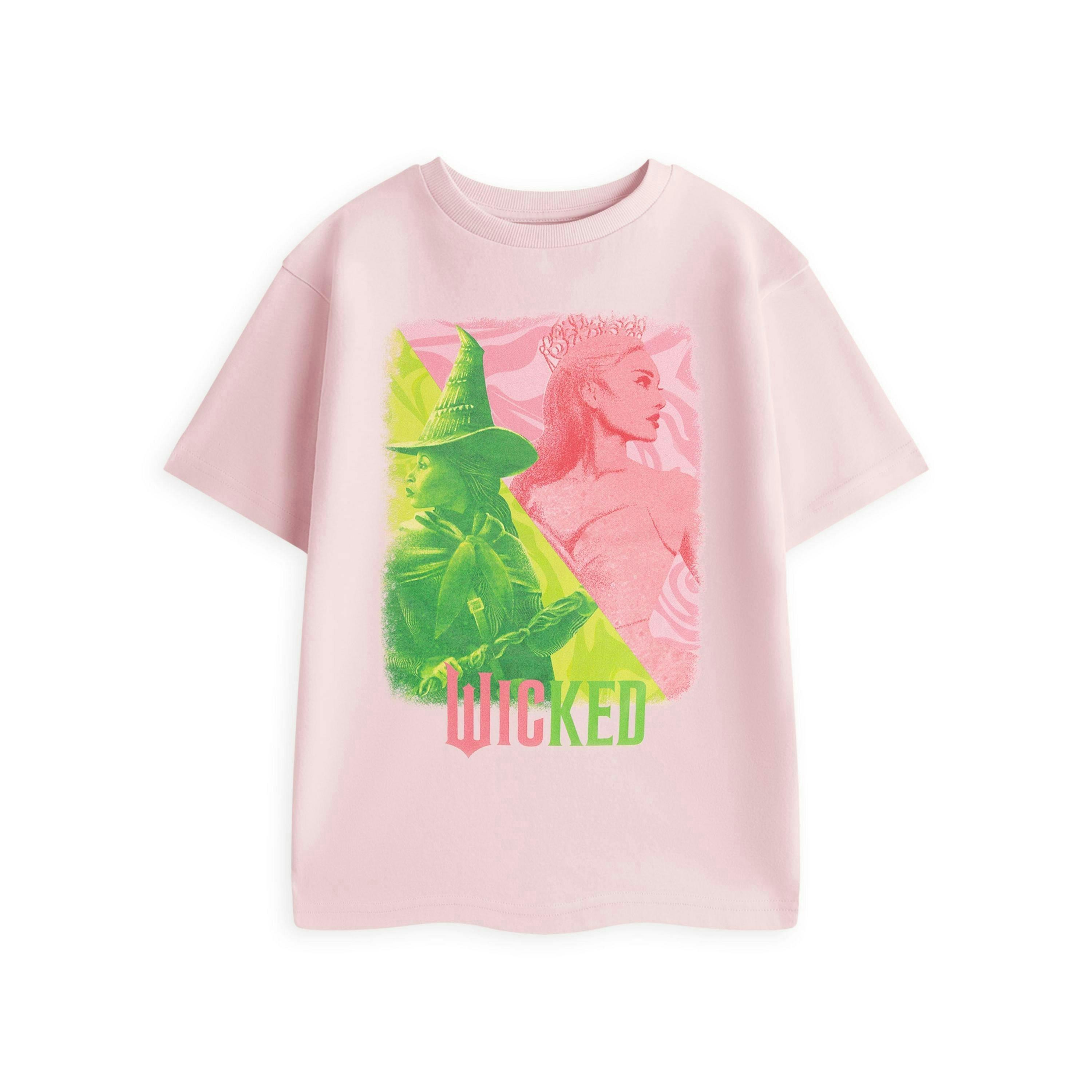 Wicked Girls Pink Split Short Sleeved T-Shirt by Vanilla Underground , view 1 of 6