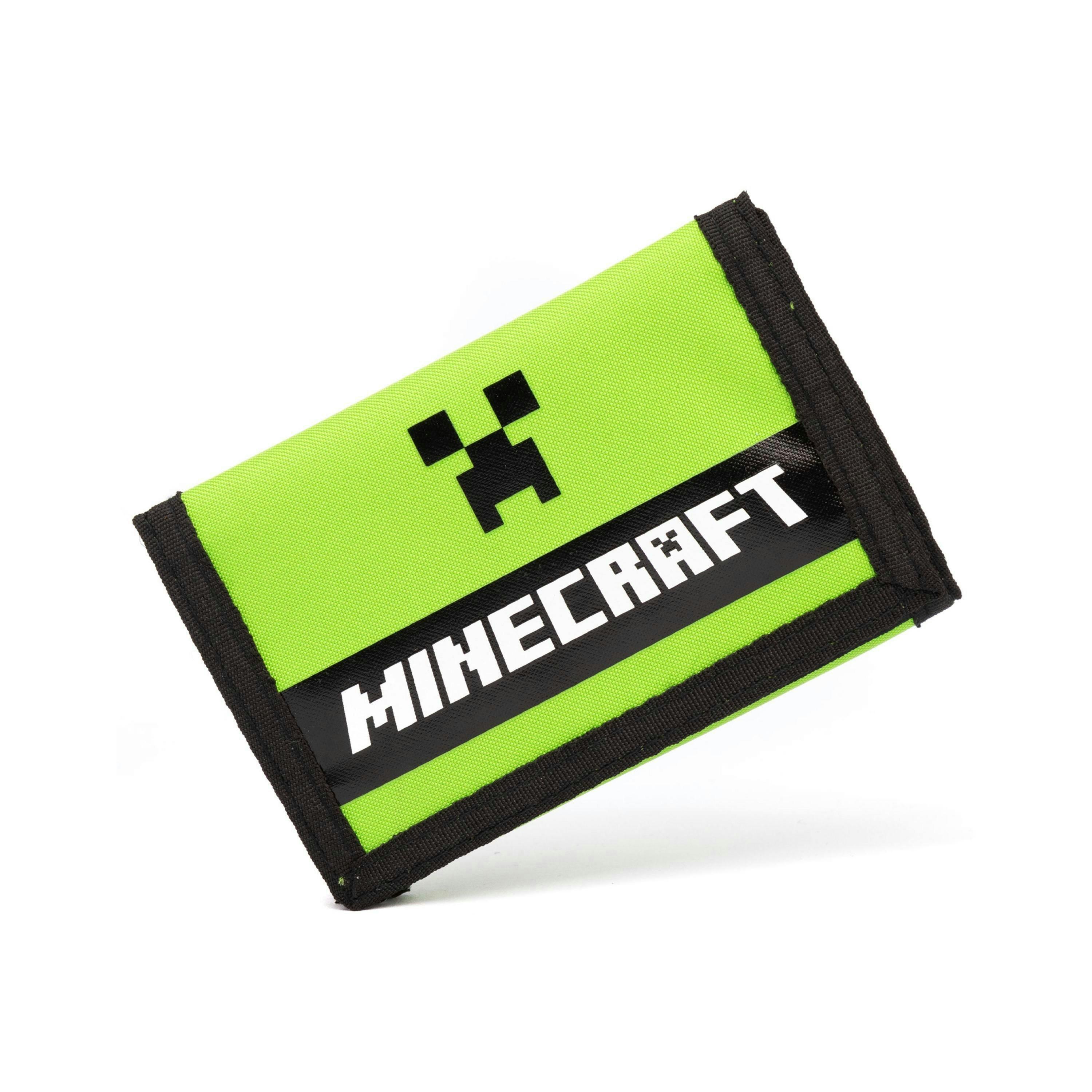 Minecraft Boys Green Creeper Velcro Wallet (One Size) by Vanilla Underground , view 1 of 6