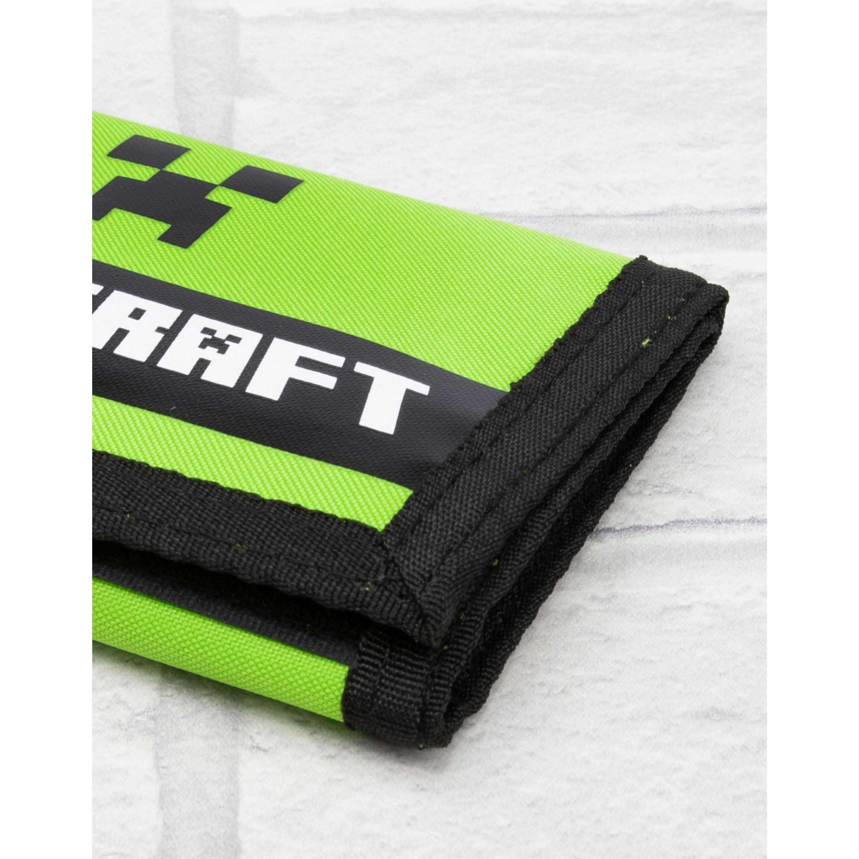 Minecraft Boys Green Creeper Velcro Wallet (One Size) by Vanilla Underground , view 3 of 6
