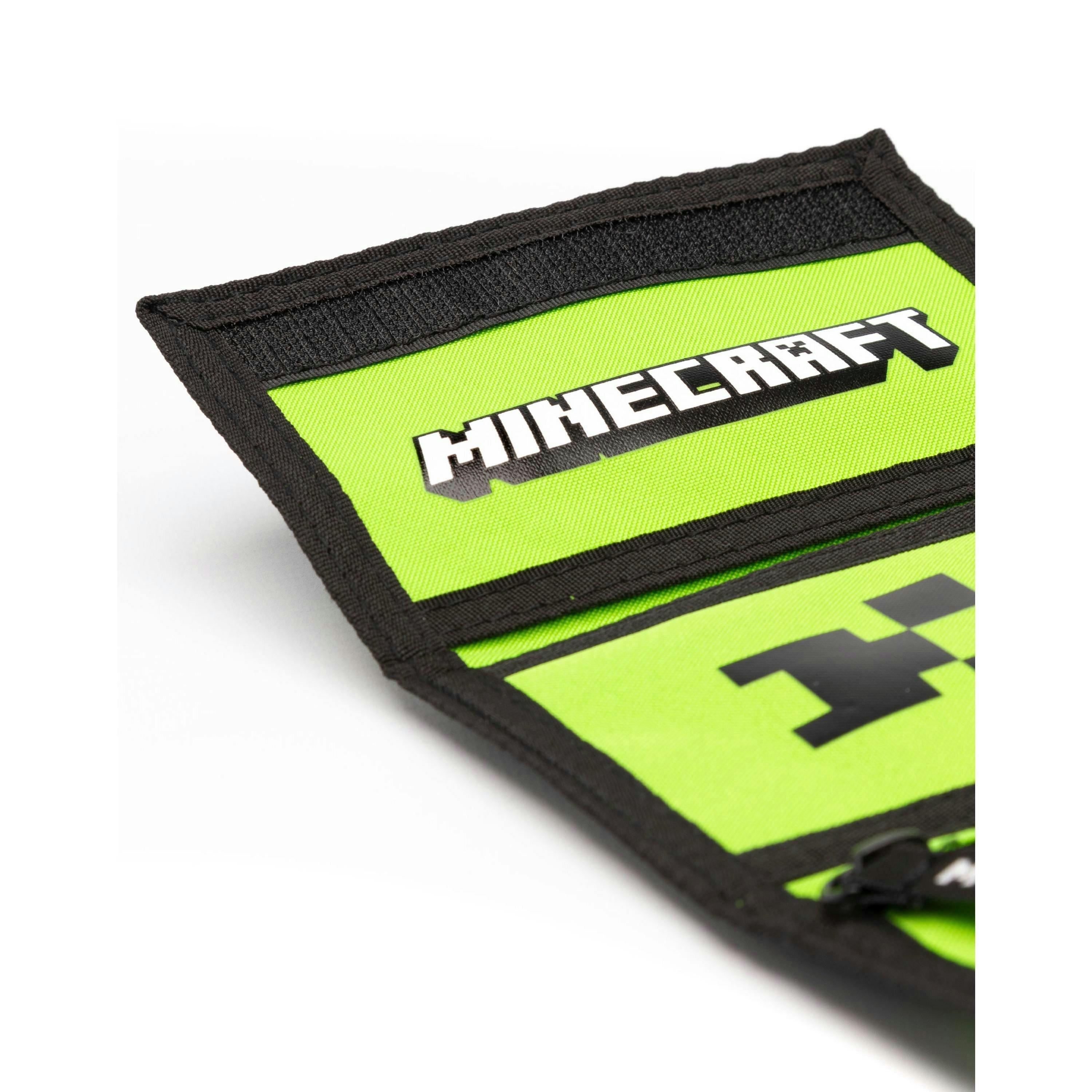 Minecraft Boys Green Creeper Velcro Wallet (One Size) by Vanilla Underground , view 4 of 6