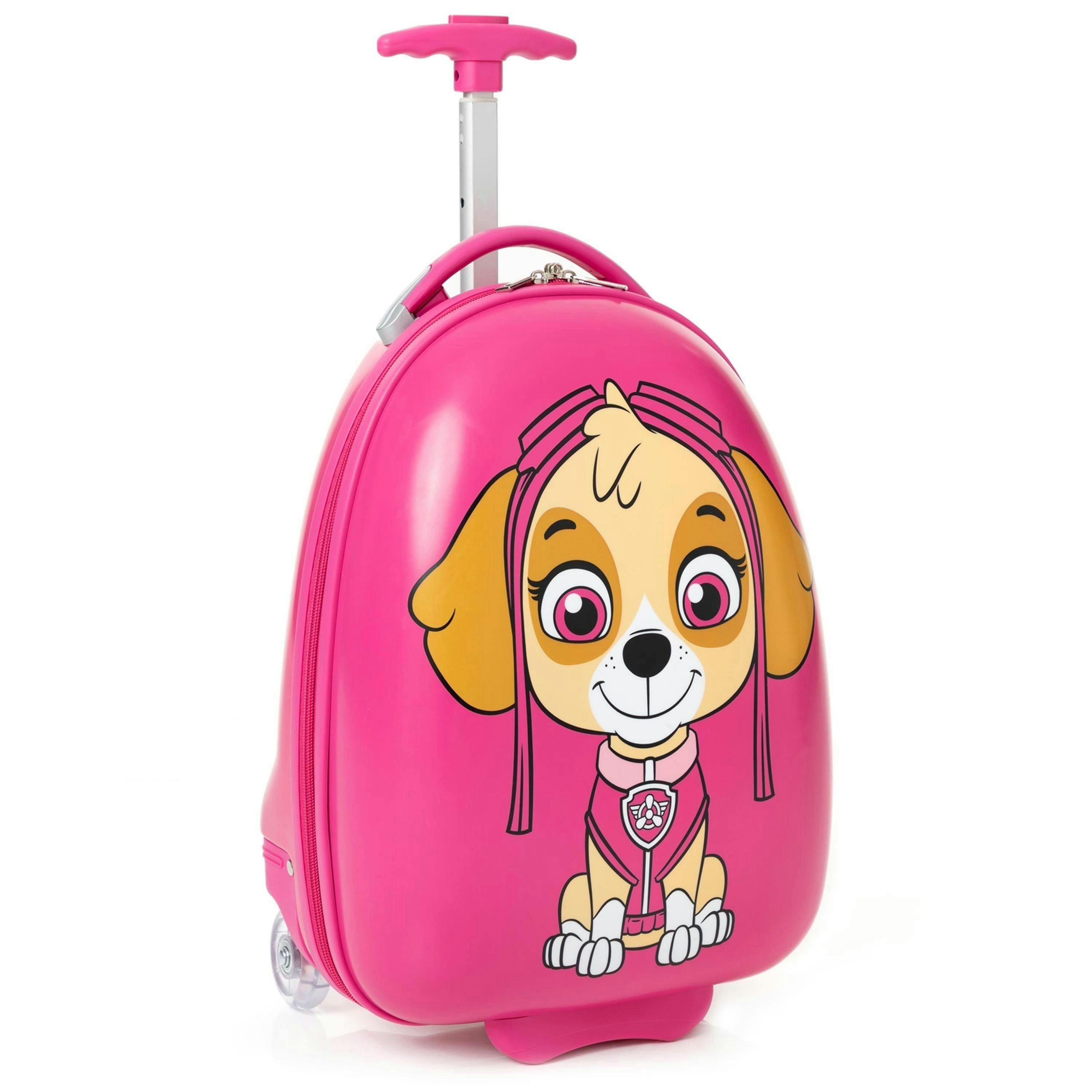 Paw Patrol Girls Pink Small Suitcase (One Size) by Vanilla Underground , view 1 of 6