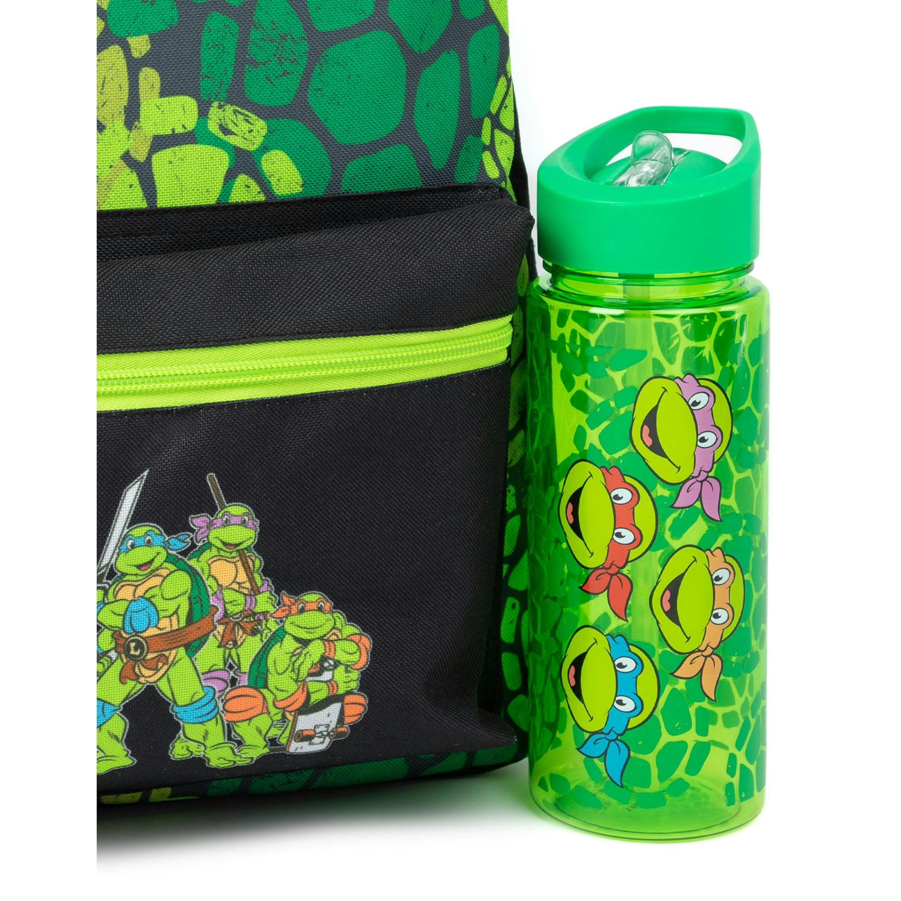 Teenage Mutant Ninja Turtles Unisex Kids Green Pizza 4 Piece Backpack Set (One Size) by Vanilla Underground , view 6 of 6