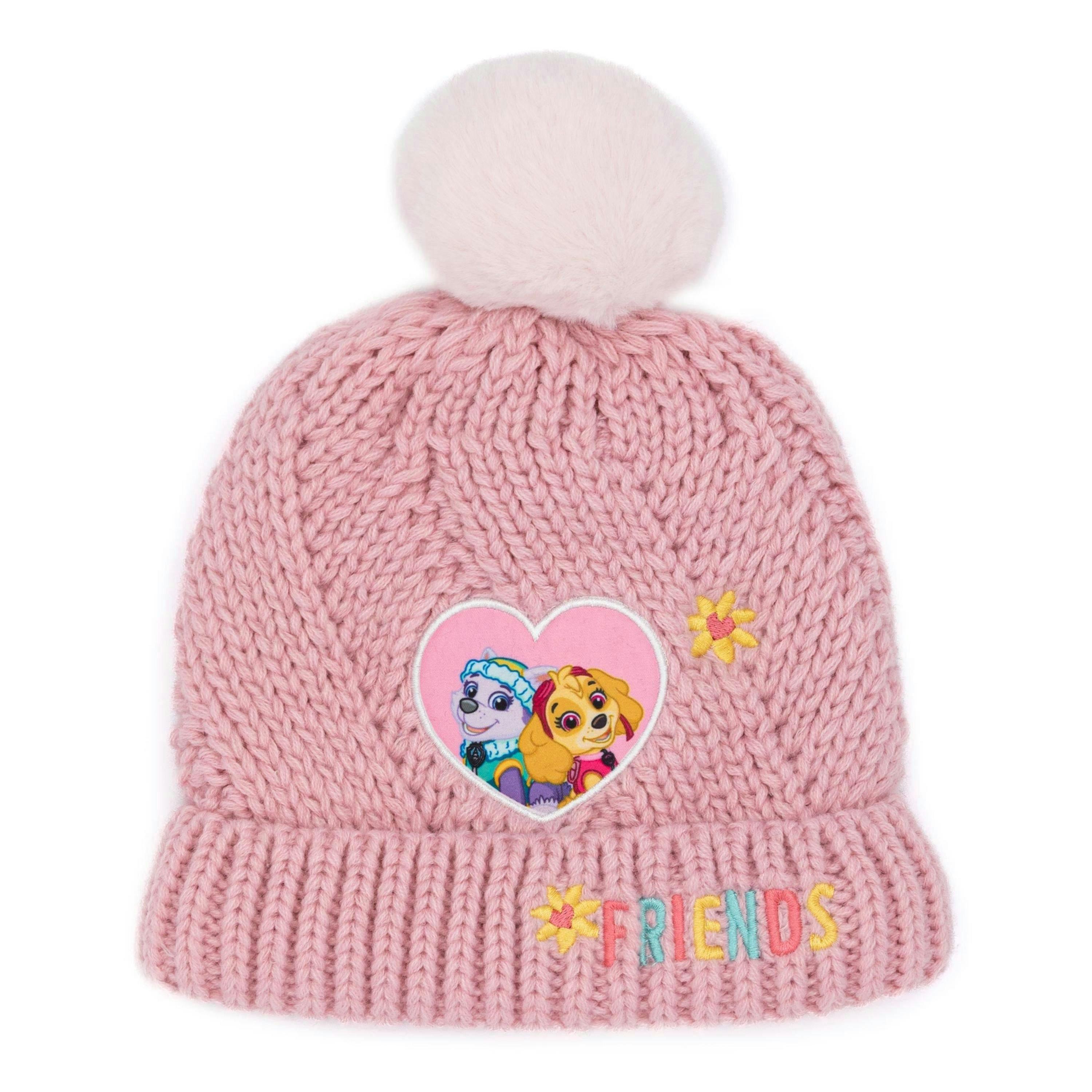 Paw Patrol Girls Pink Beanie and Scarf Set (One Size) by Vanilla Underground , view 5 of 6