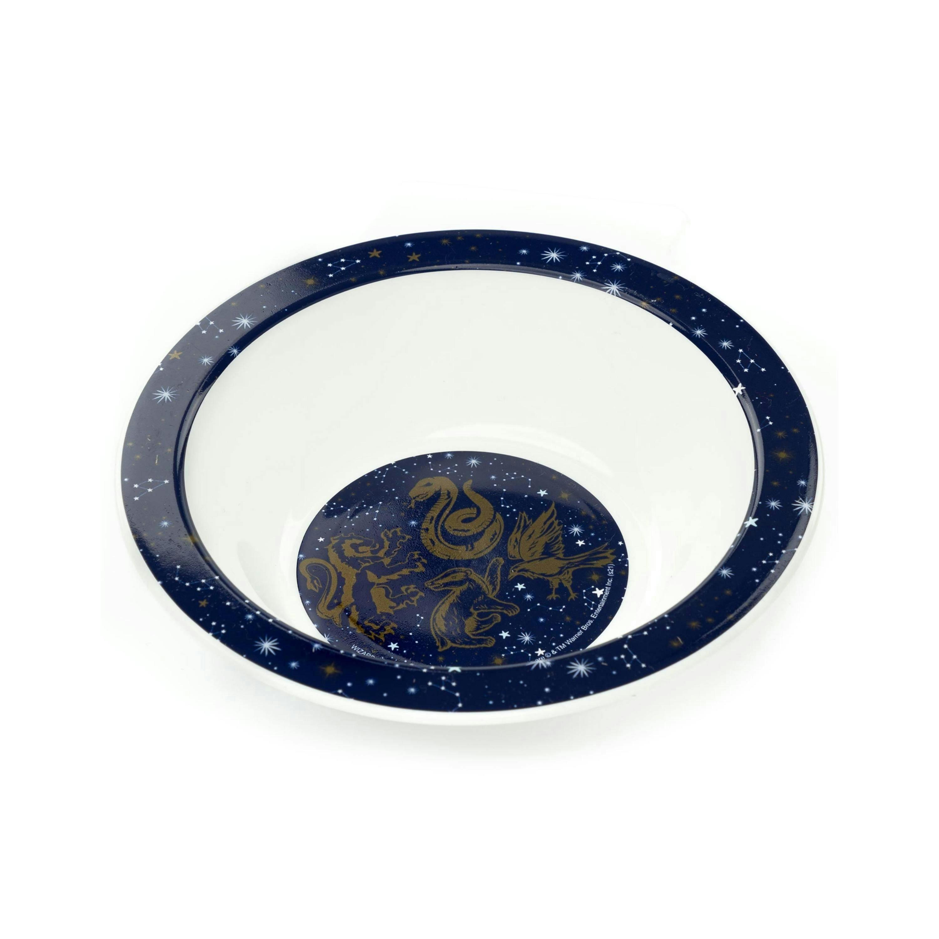 Harry Potter Unisex Kids Blue 3 Piece Tableware Set (One Size) by Vanilla Underground , view 5 of 6