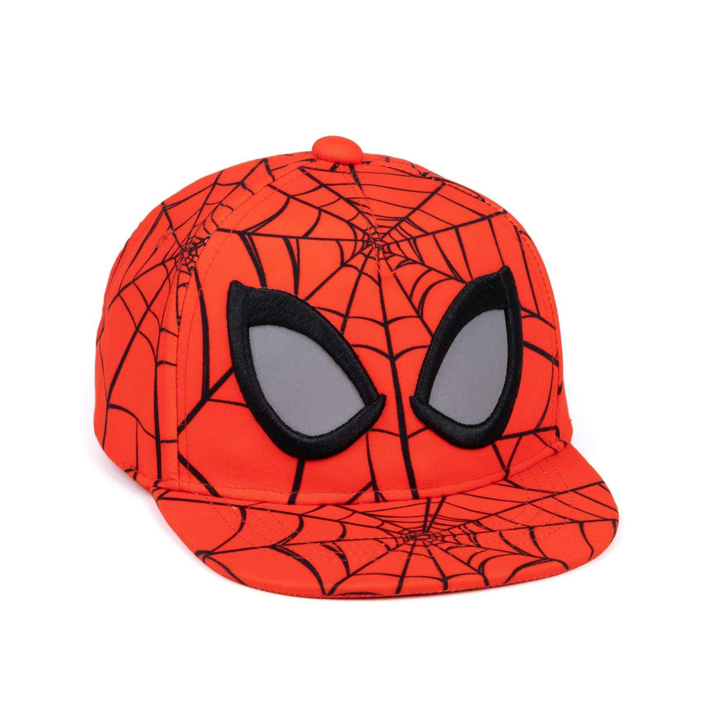 Marvel Spiderman Boys Red Adjustable Curved Peak Cap (One Size) by Vanilla Underground , view 1 of 6