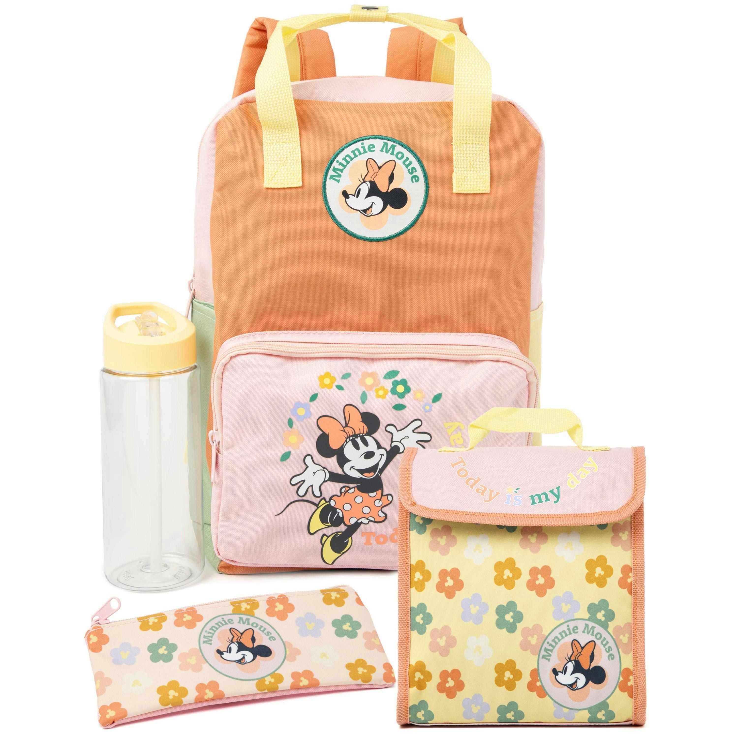Disney Girls Multicoloured Minnie Mouse 4 Piece Backpack Set (One Size) by Vanilla Underground , view 1 of 6