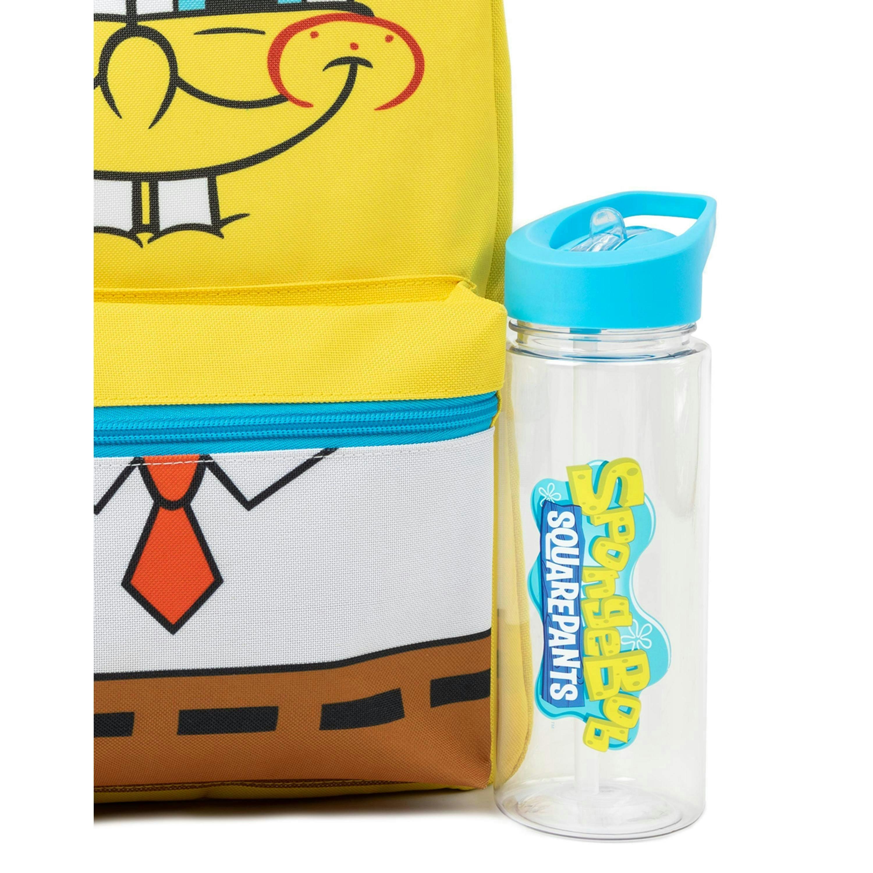 SpongeBob SquarePants Unisex Kids Multicoloured Character 4 Piece Backpack Set (One Size) by Vanilla Underground , view 4 of 6
