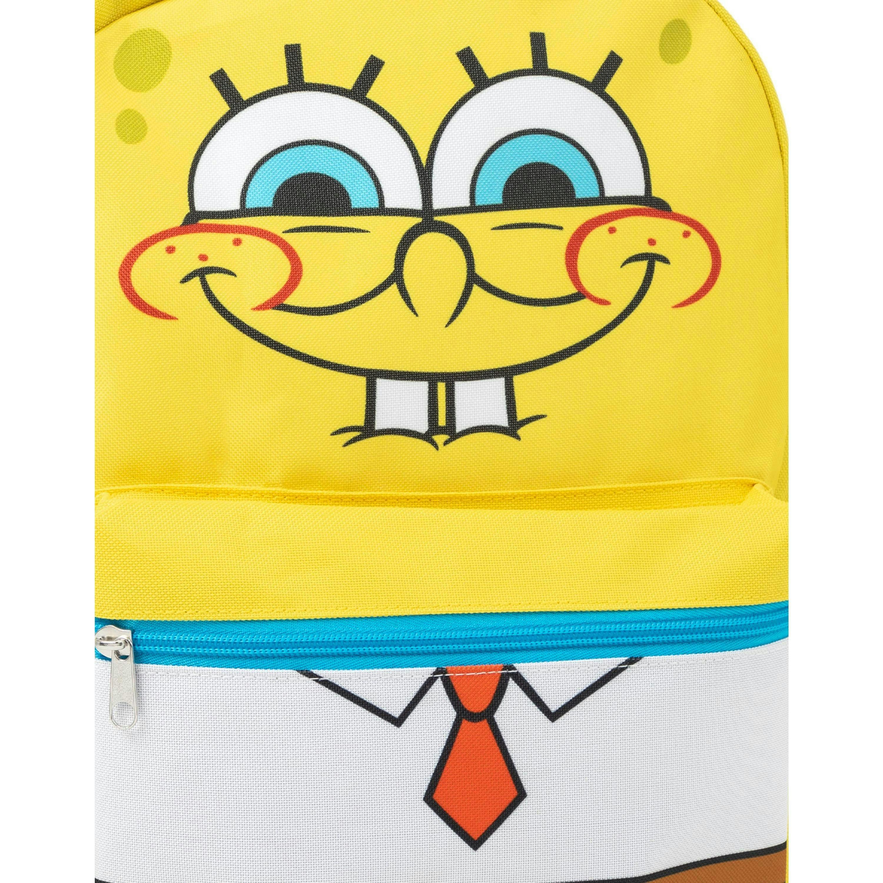 SpongeBob SquarePants Unisex Kids Multicoloured Character 4 Piece Backpack Set (One Size) by Vanilla Underground , view 6 of 6