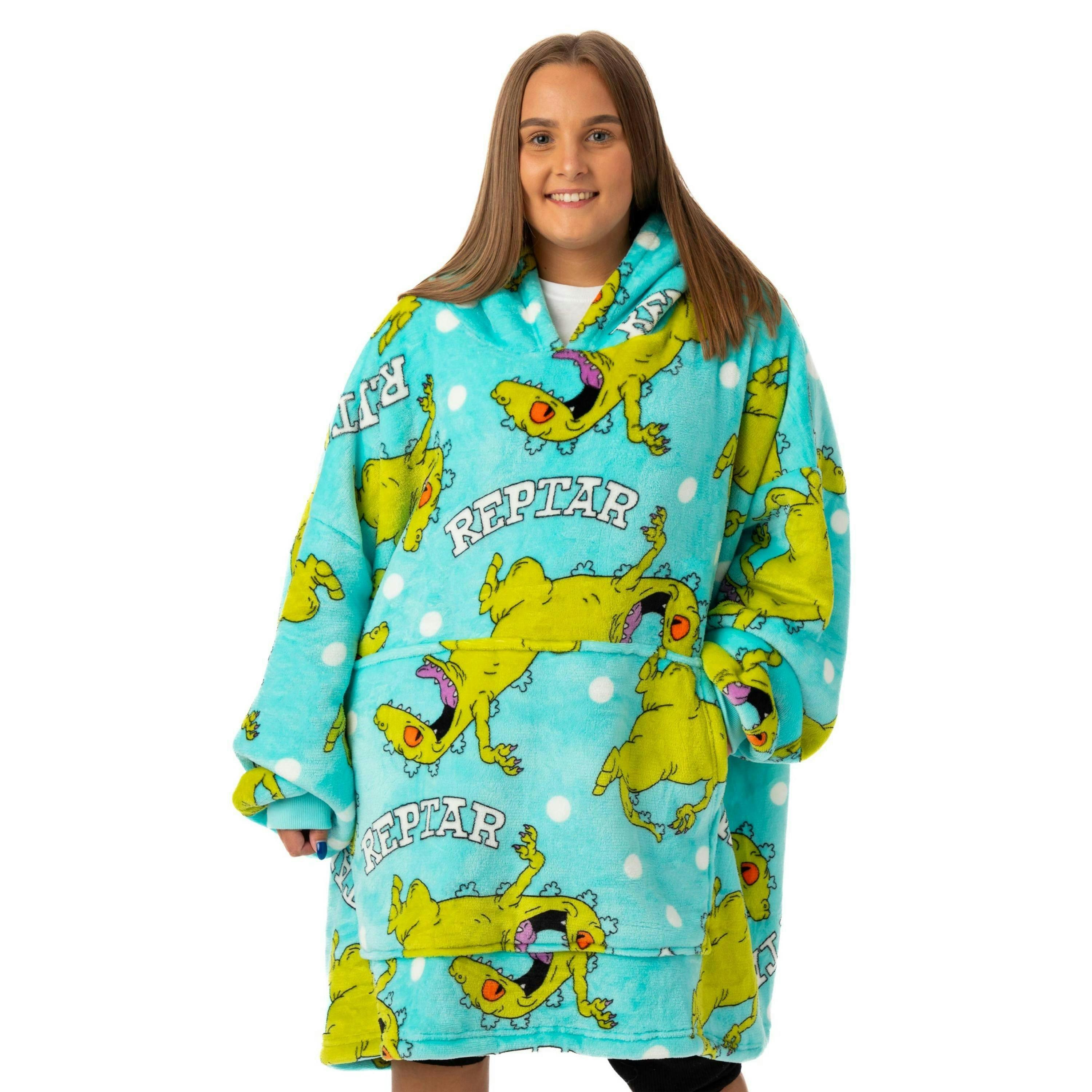 Rugrats Womens Blue Blanket Hoodie (One Size) by Vanilla Underground , view 1 of 5
