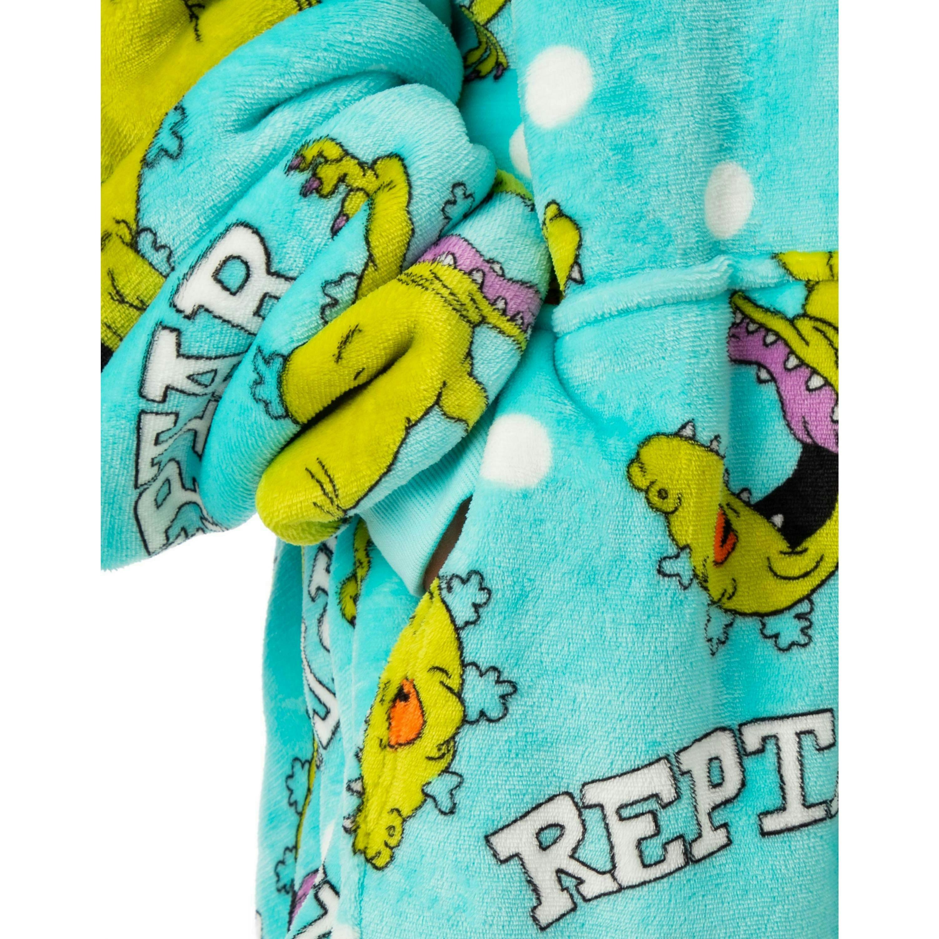Rugrats Womens Blue Blanket Hoodie (One Size) by Vanilla Underground , view 4 of 5
