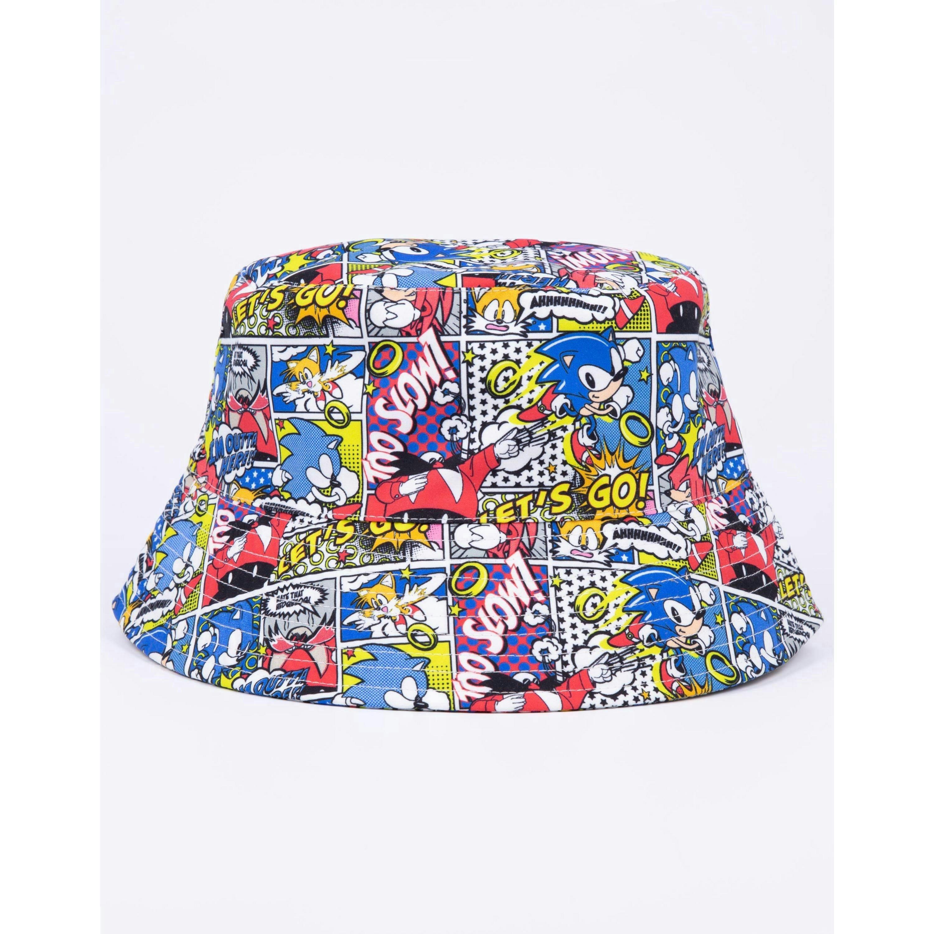 Sonic the Hedgehog Unisex Multicoloured Bucket Hat (One Size) by Vanilla Underground , view 2 of 6