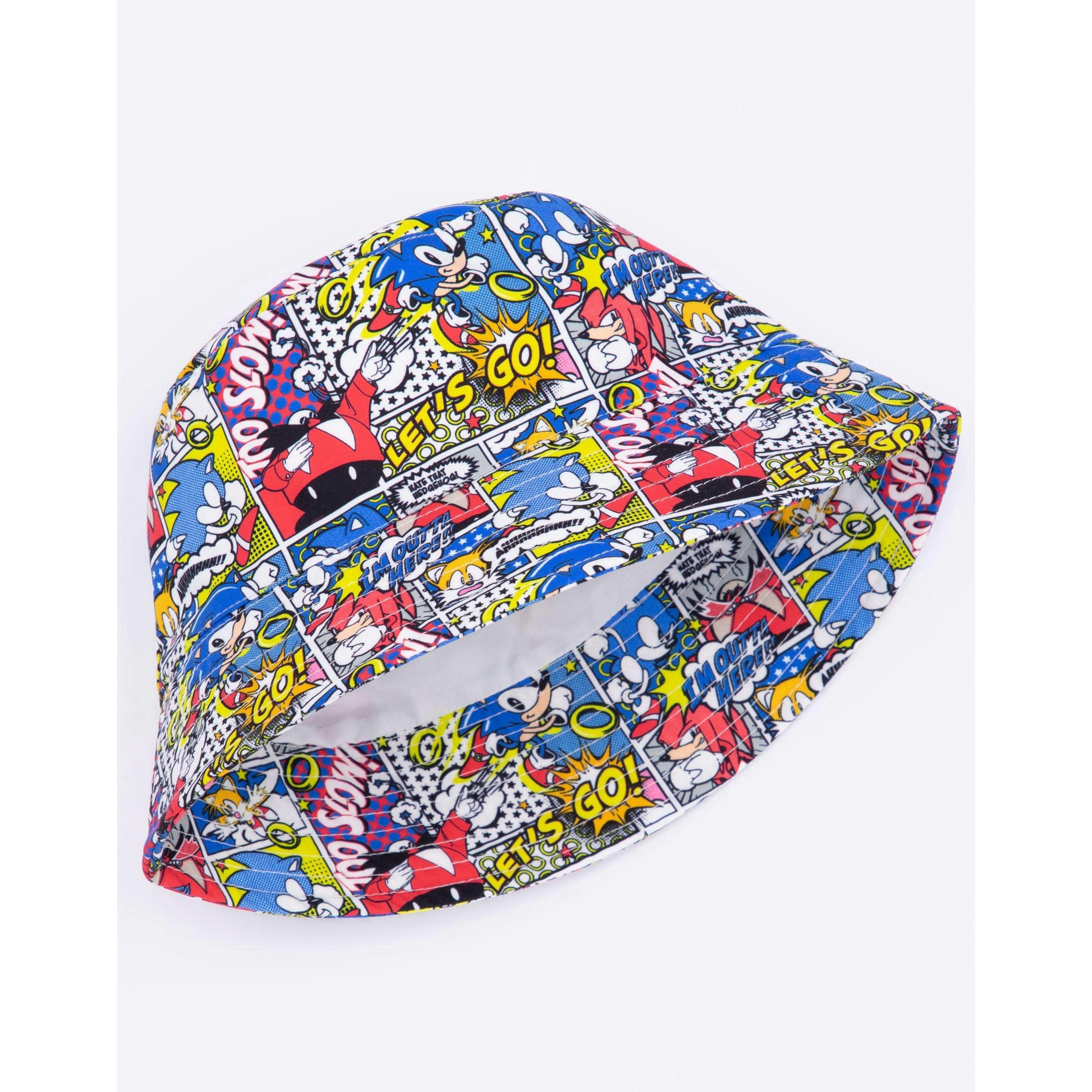 Sonic the Hedgehog Unisex Multicoloured Bucket Hat (One Size) by Vanilla Underground , view 3 of 6