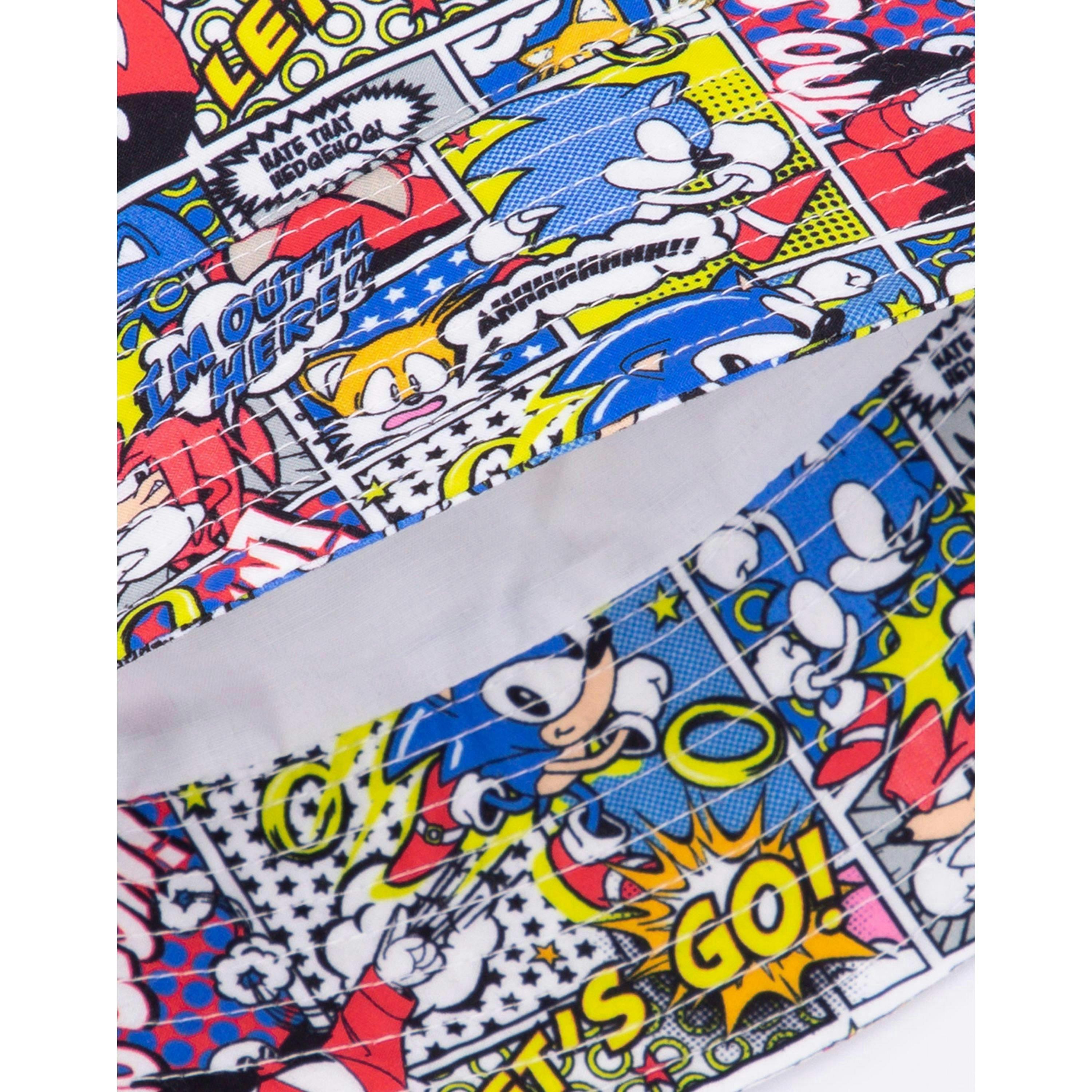 Sonic the Hedgehog Unisex Multicoloured Bucket Hat (One Size) by Vanilla Underground , view 6 of 6