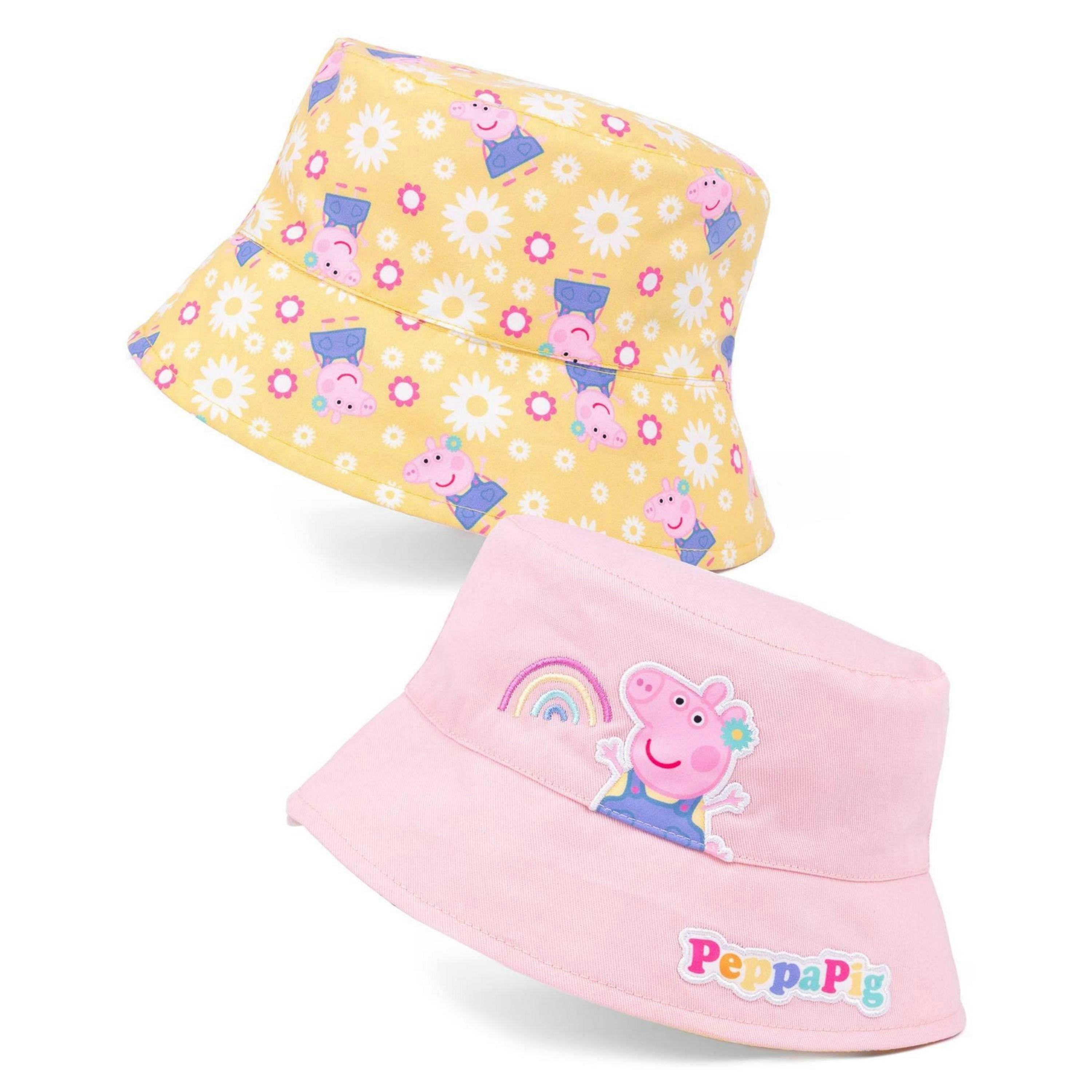 Peppa Pig Girls Multicoloured Bucket Hat (One Size) by Vanilla Underground , view 1 of 6