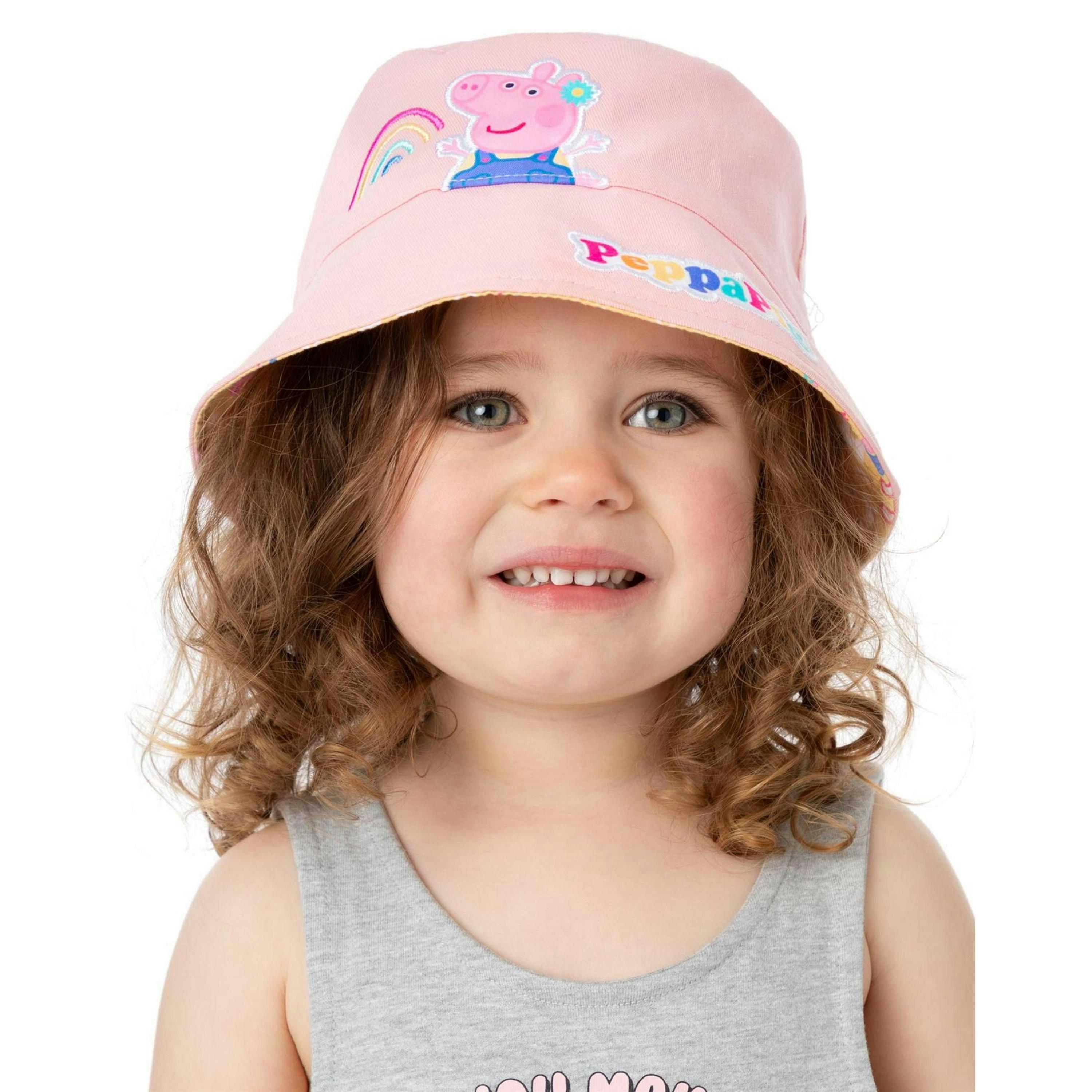 Peppa Pig Girls Multicoloured Bucket Hat (One Size) by Vanilla Underground , view 4 of 6